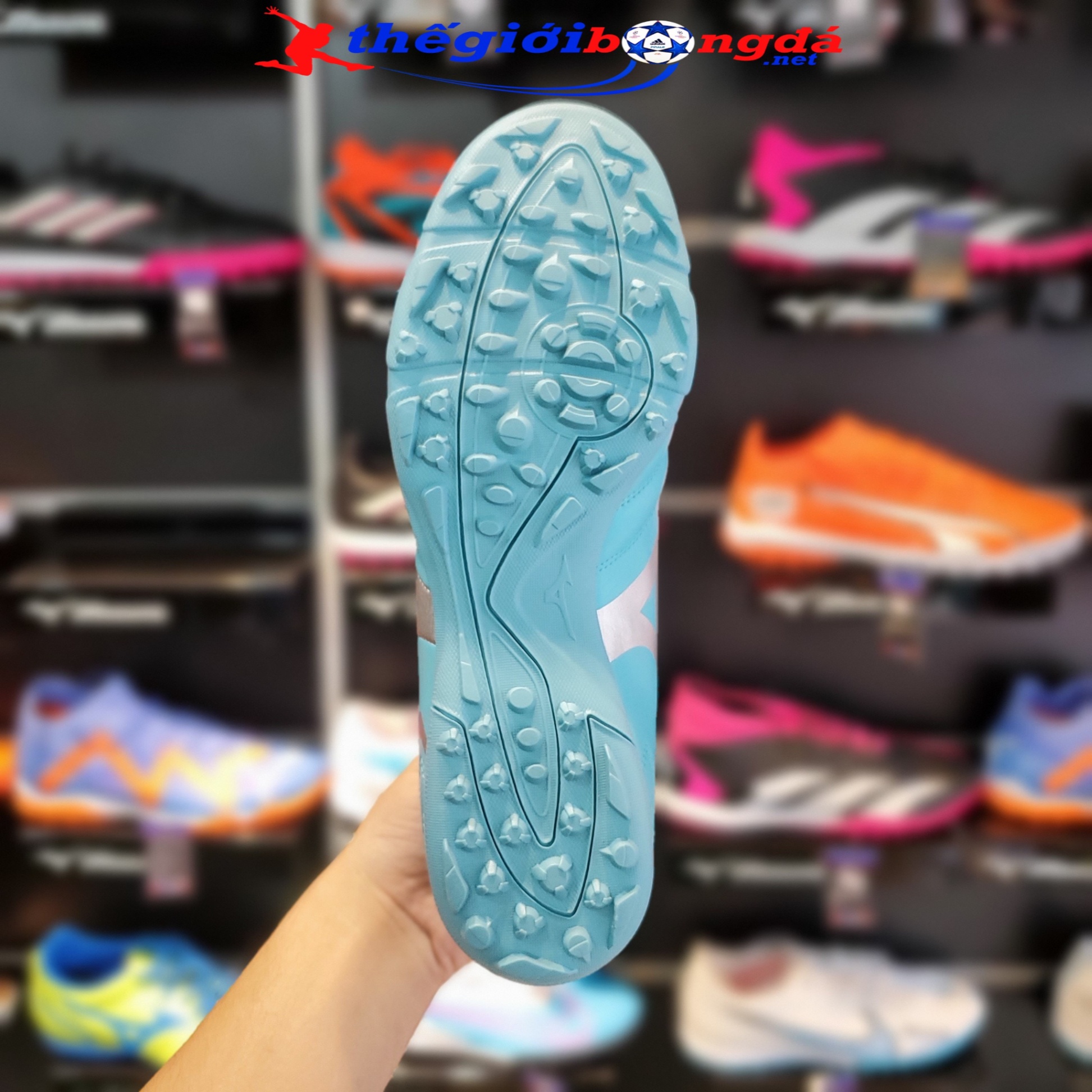 Mizuno Monar Neo II Select AS (Neo 2) -Xanh ngọc/xám   P1GD232525