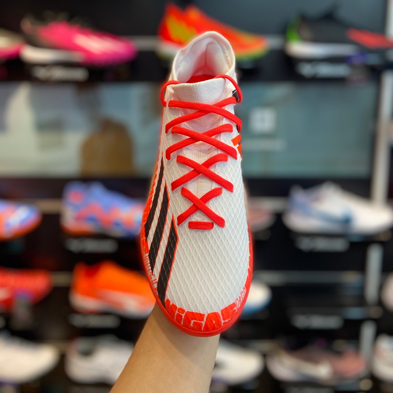 Adidas X SPEEDPORTAL.3 Messi TF - Trắng/Đỏ - GW8395