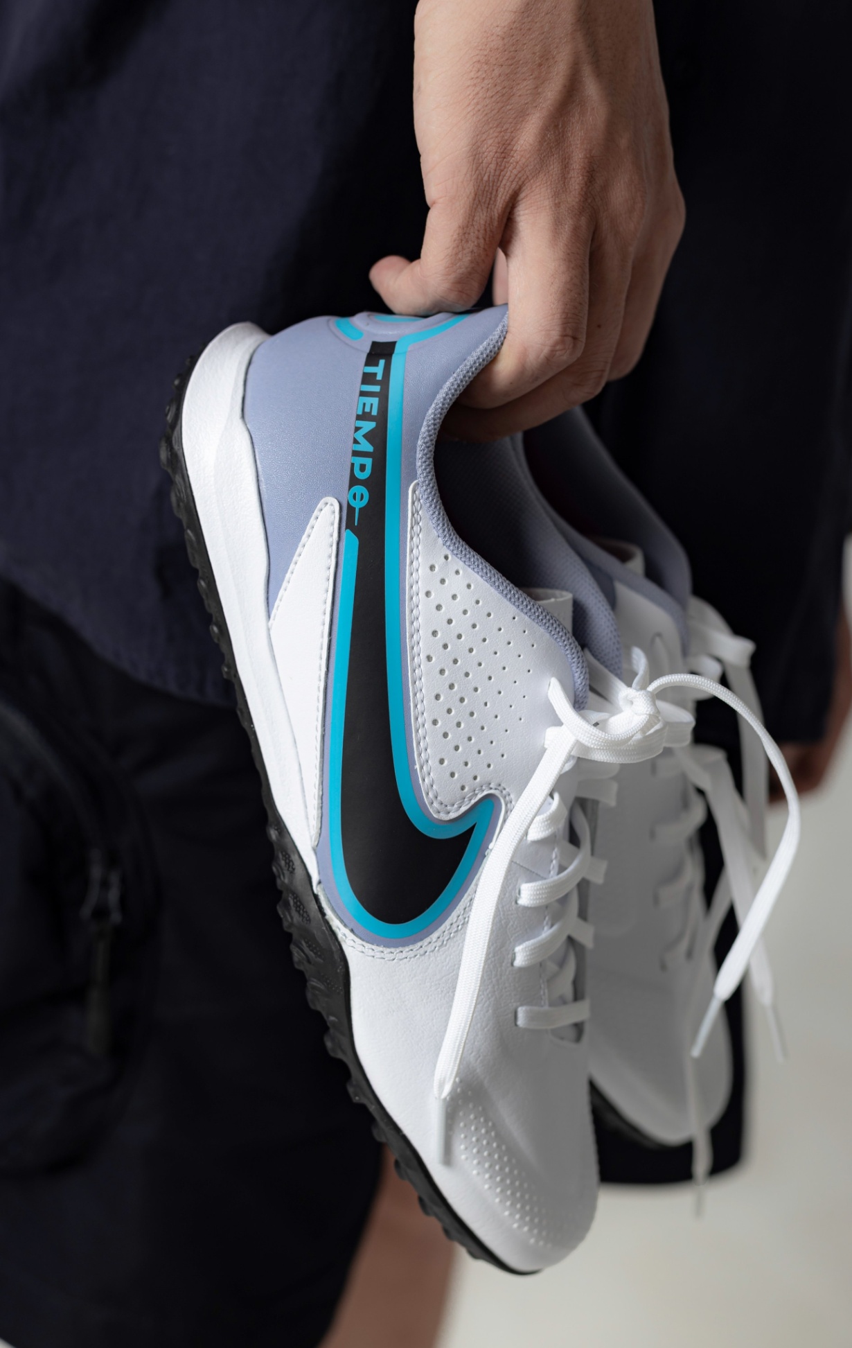 Nike Tiempo 9 Academy TF - Trắng/Xám DA1191-146