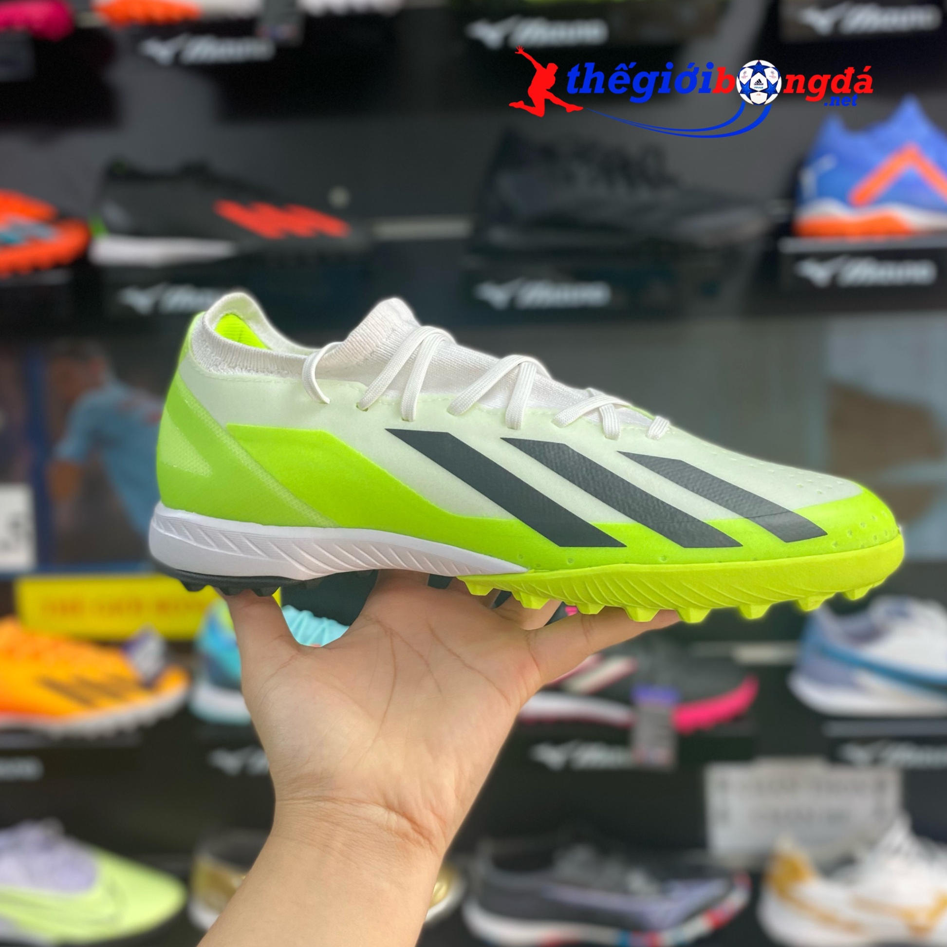 Adidas X Crazyfast.3 TF Trắng/Vàng ID9337