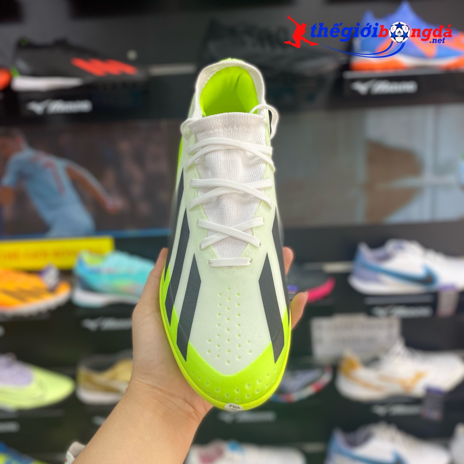 Adidas X Crazyfast.3 FG Trắng/Vàng HQ4534