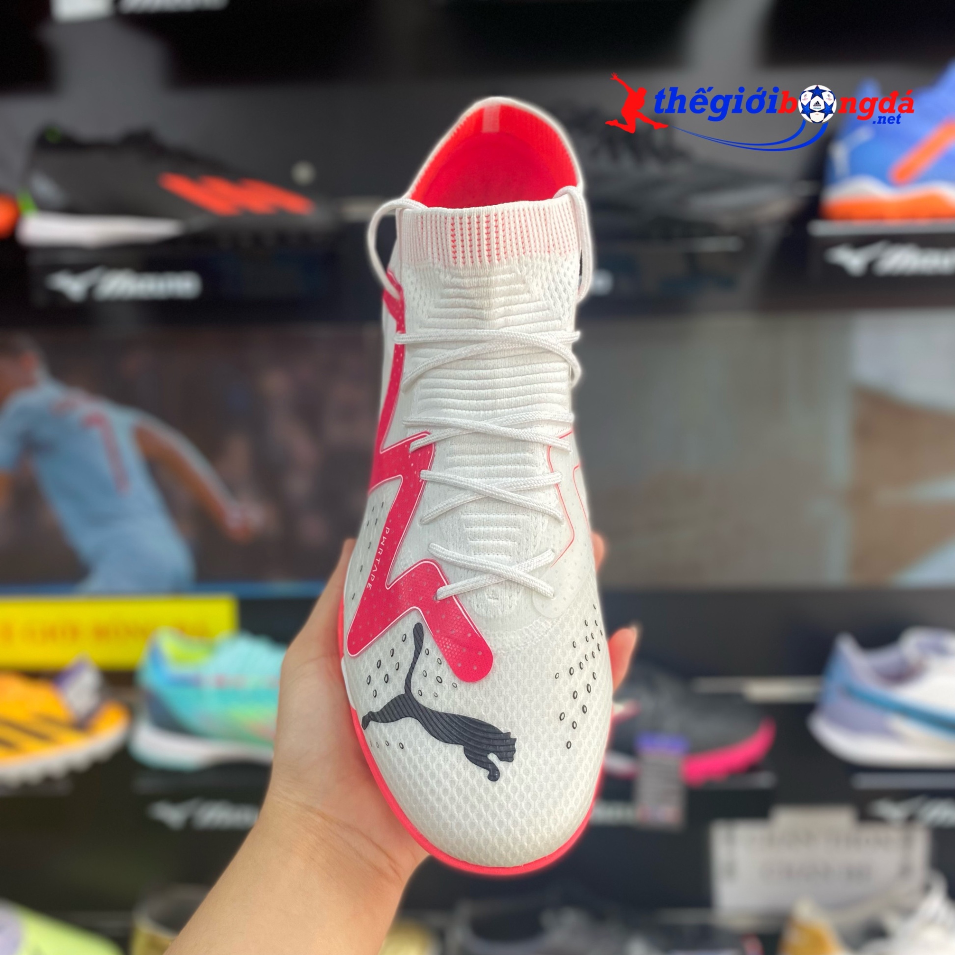 Puma Future Ultimate Cage TF - Đỏ/Trắng 107364-01