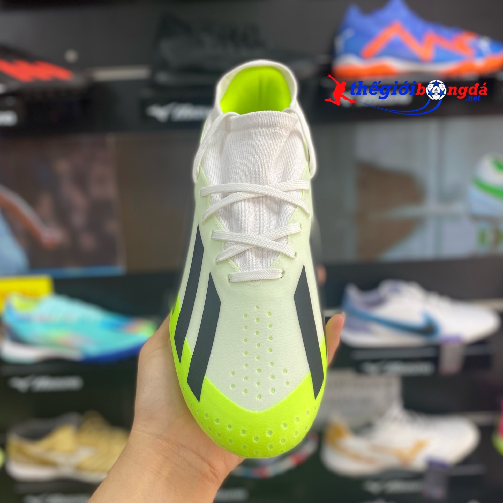 Adidas X Crazyfast.3 TF Trắng/Vàng ID9337