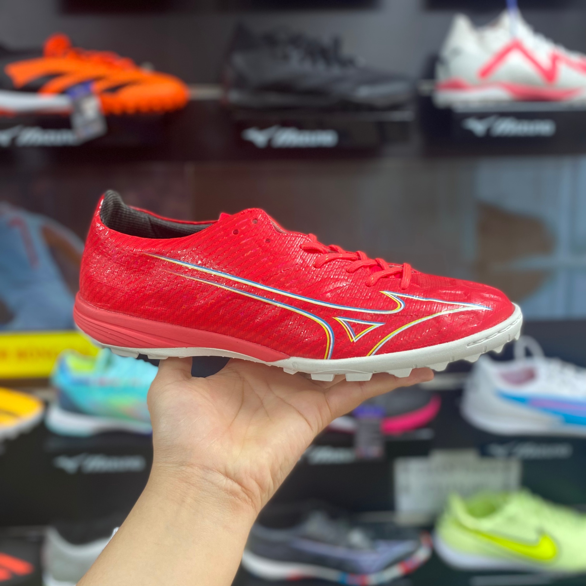 Mizuno Alpha Pro AS TF - Đỏ P1GD236464