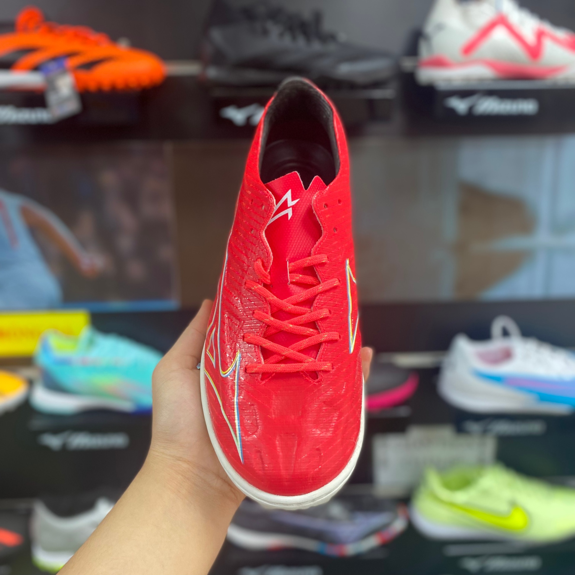 Mizuno Alpha Pro AS TF - Đỏ P1GD236464