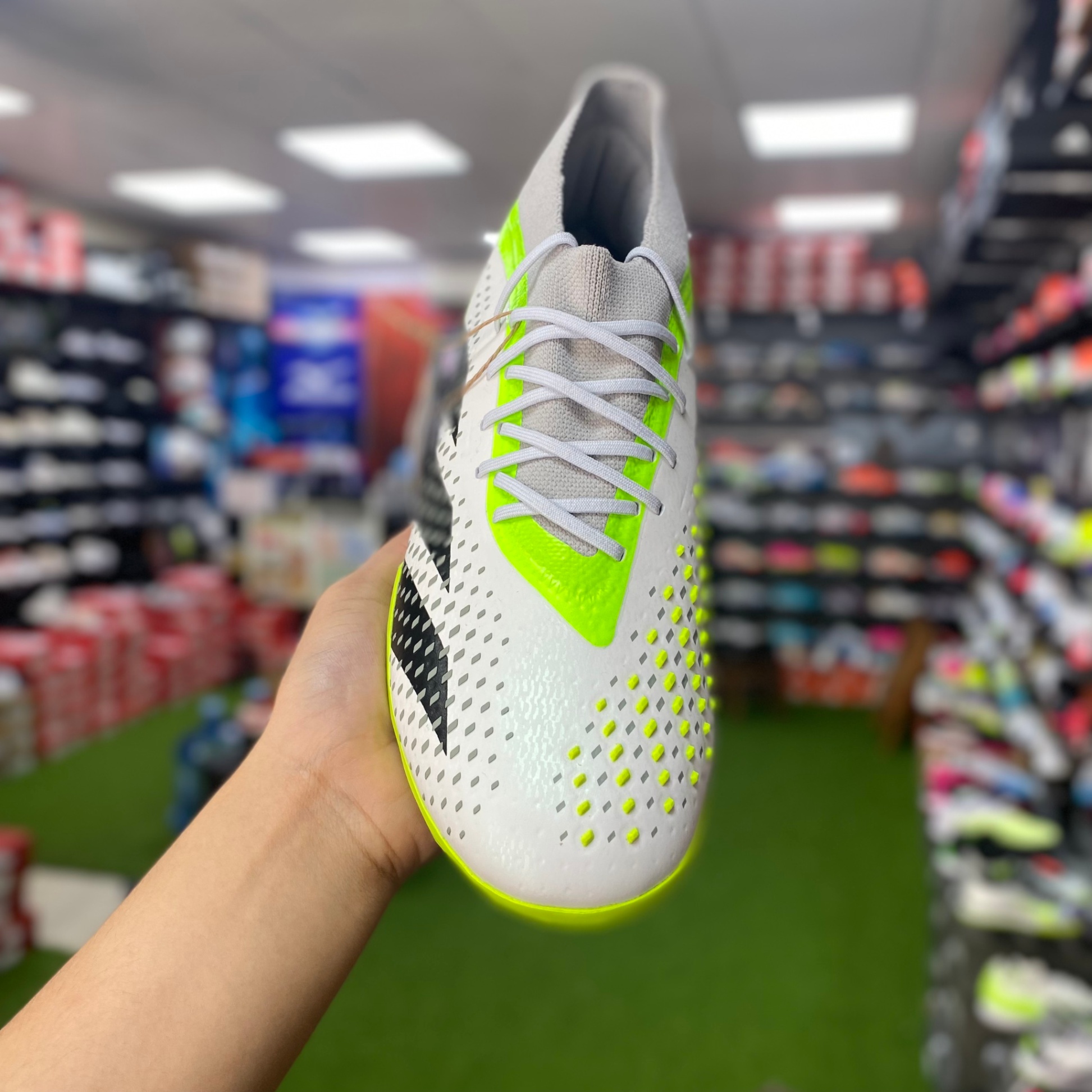 Adidas Predator Accuracy.1  TF - Trắng/Xanh GZ0009