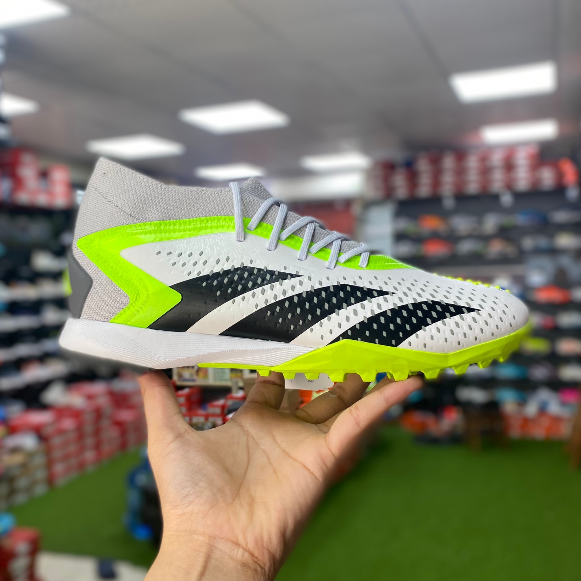 Adidas Predator Accuracy.1  TF - Trắng/Xanh GZ0009