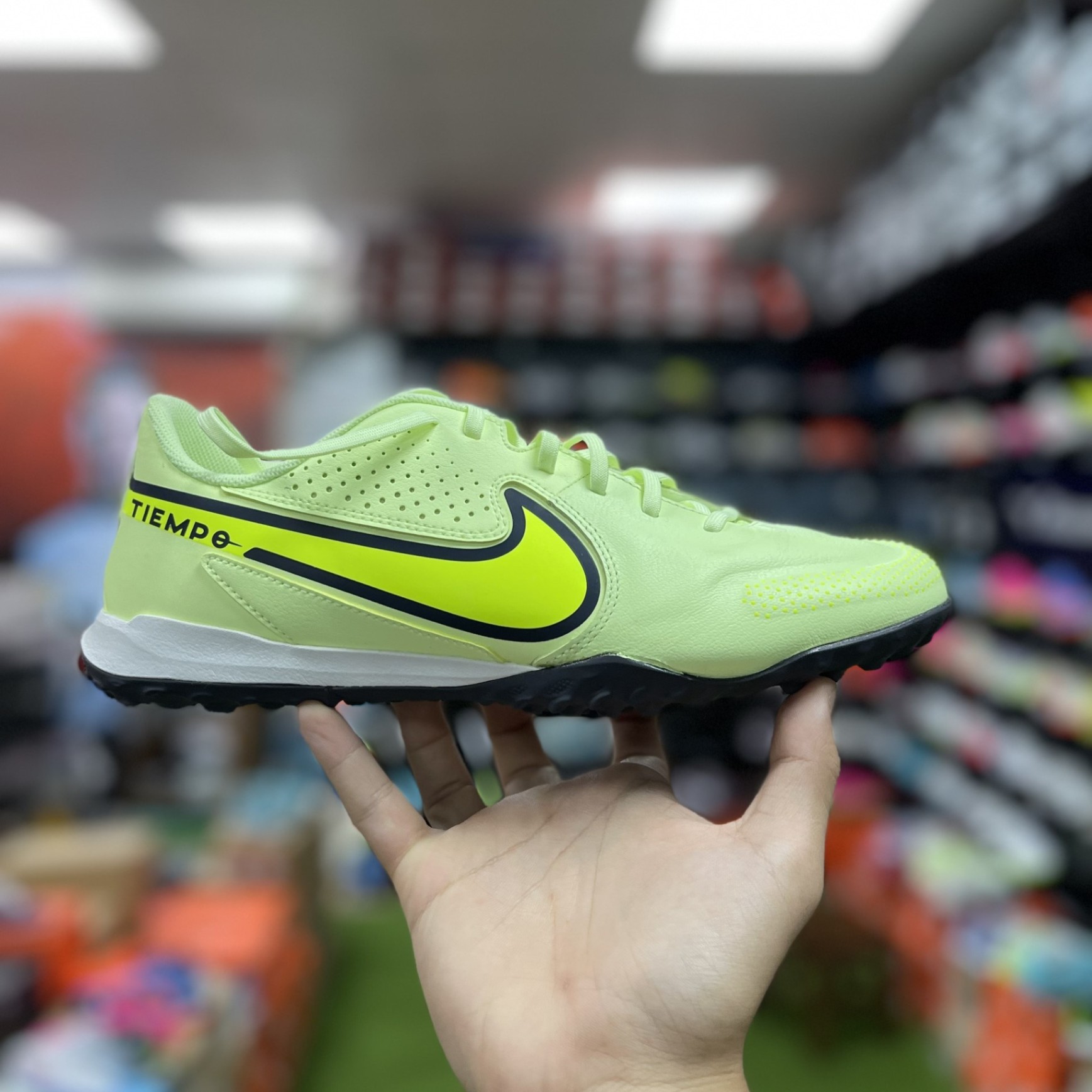 Nike Tiempo 9 Academy TF - Vàng chanh - DA1191-705