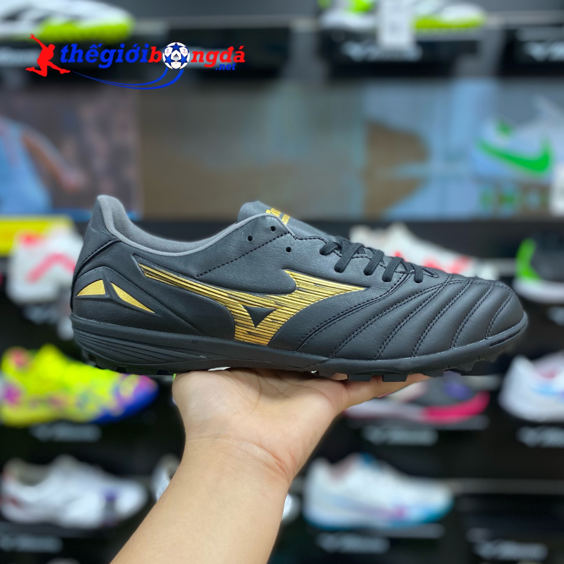 Mizuno Morelia Neo IV Pro AS (Neo 4) Đen/Vàng P1GD233450