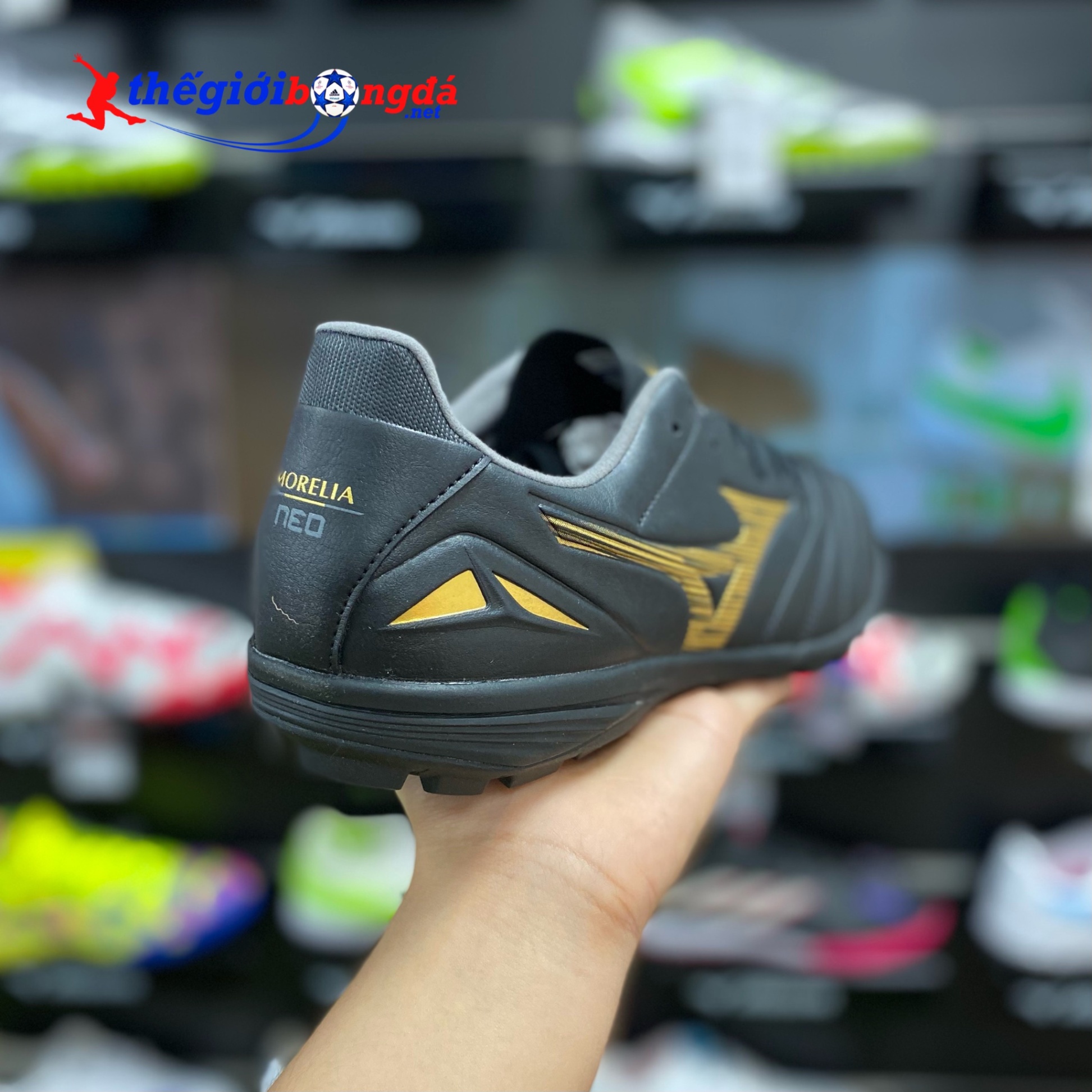 Mizuno Morelia Neo IV Pro AS (Neo 4) Đen/Vàng P1GD233450