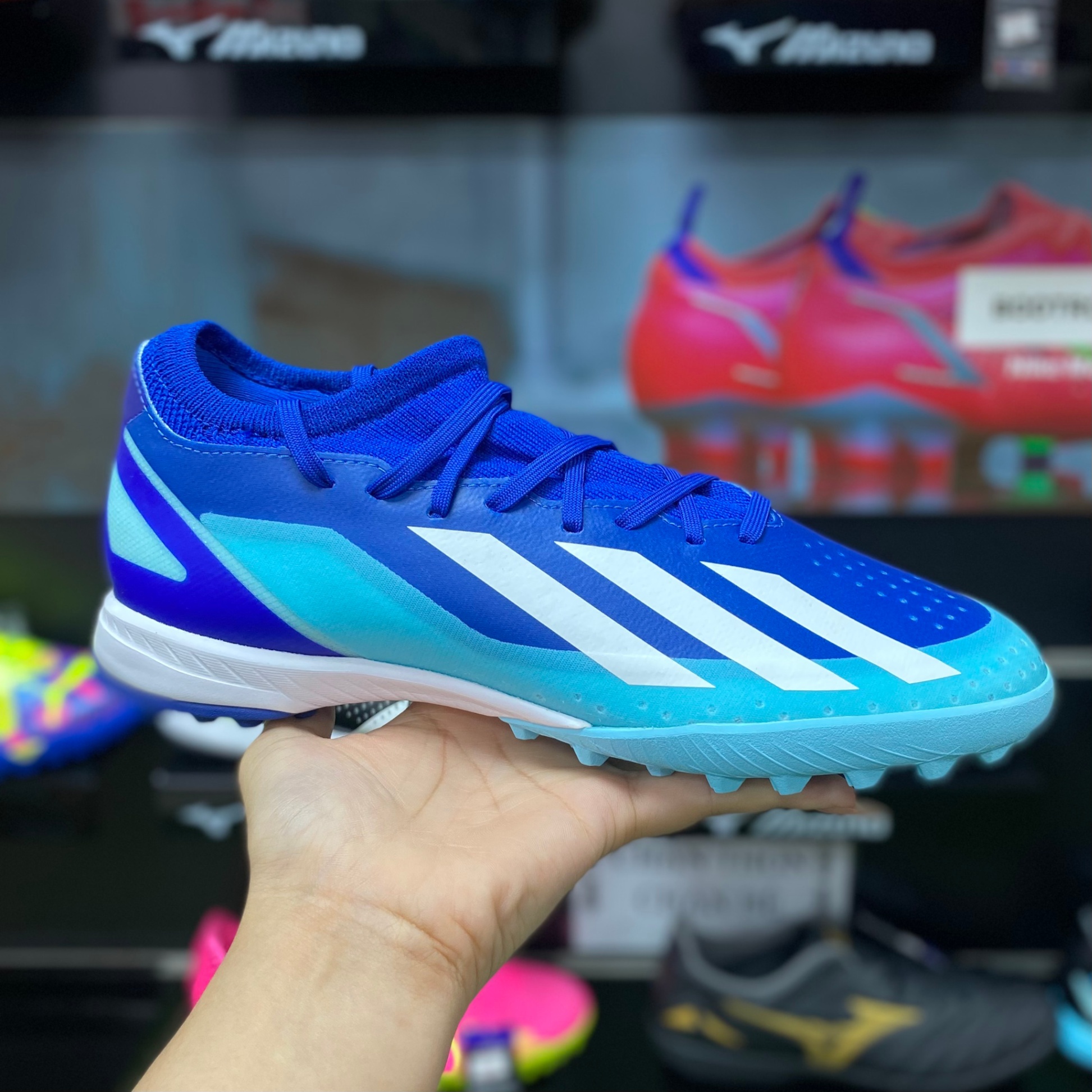 Adidas X Crazyfast.3 TF Xanh/Trắng ID9338