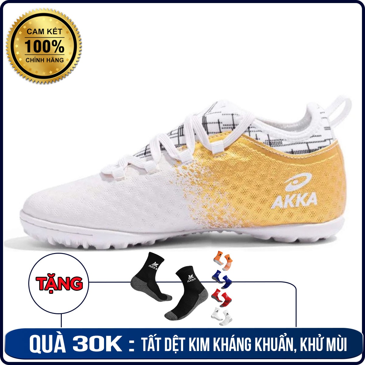 Giày AKKA Kid Speed 2 - Trắng/Đồng