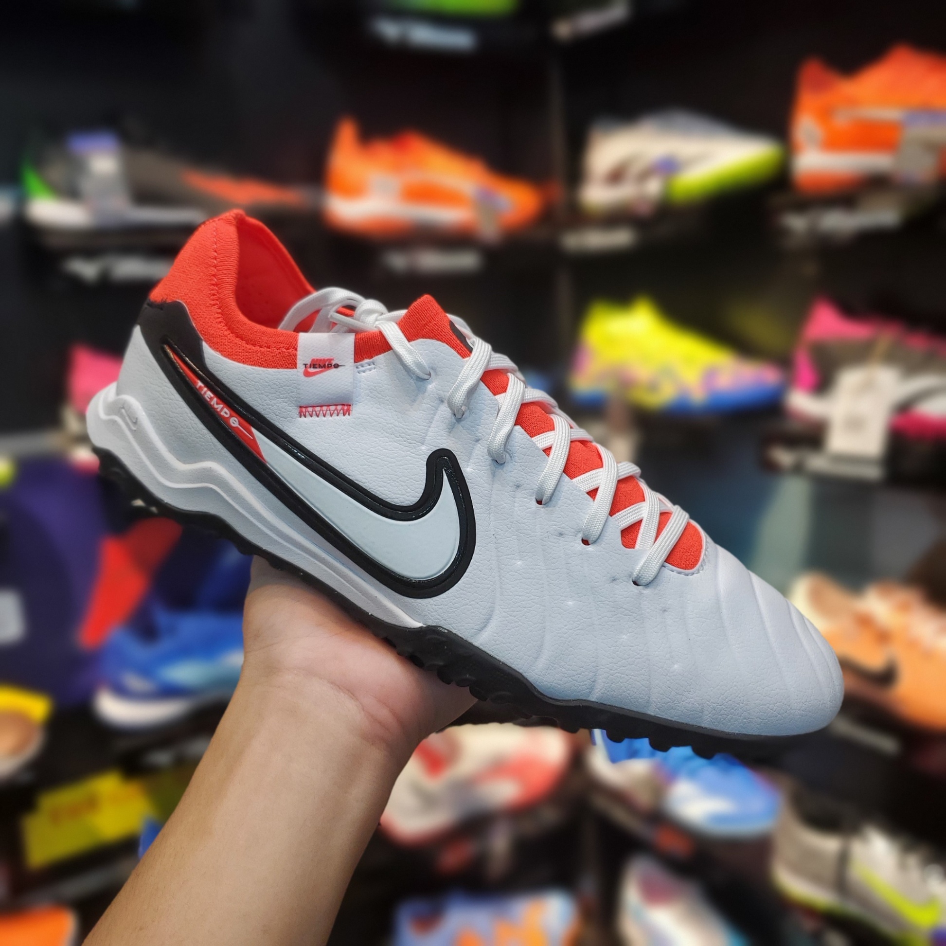 Nike Tiempo 10 Pro TF - Trắng/Đen - DV4336-100