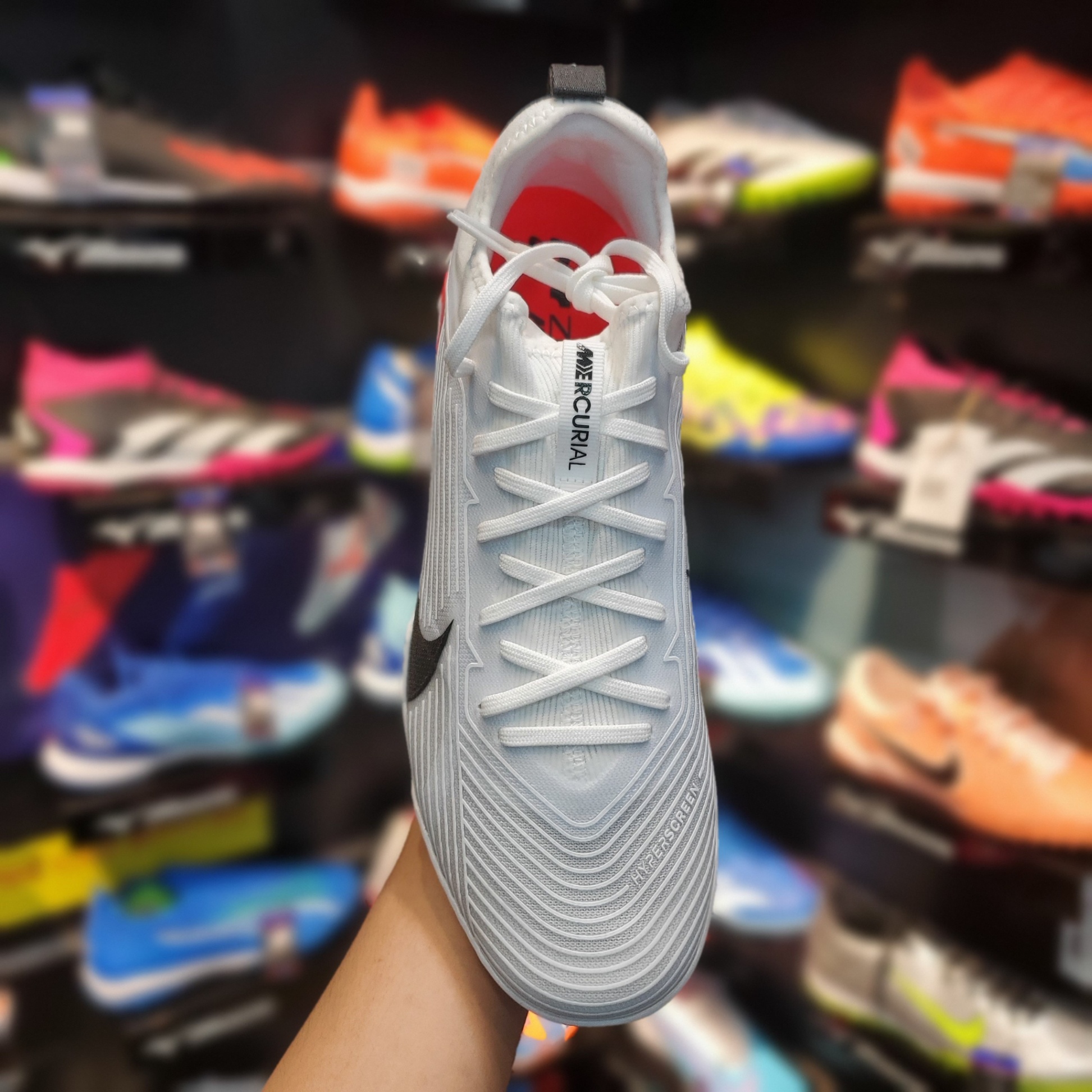 Nike Mercurial Vapor 15 Pro TF - DJ5605-600 - Trắng/Đỏ