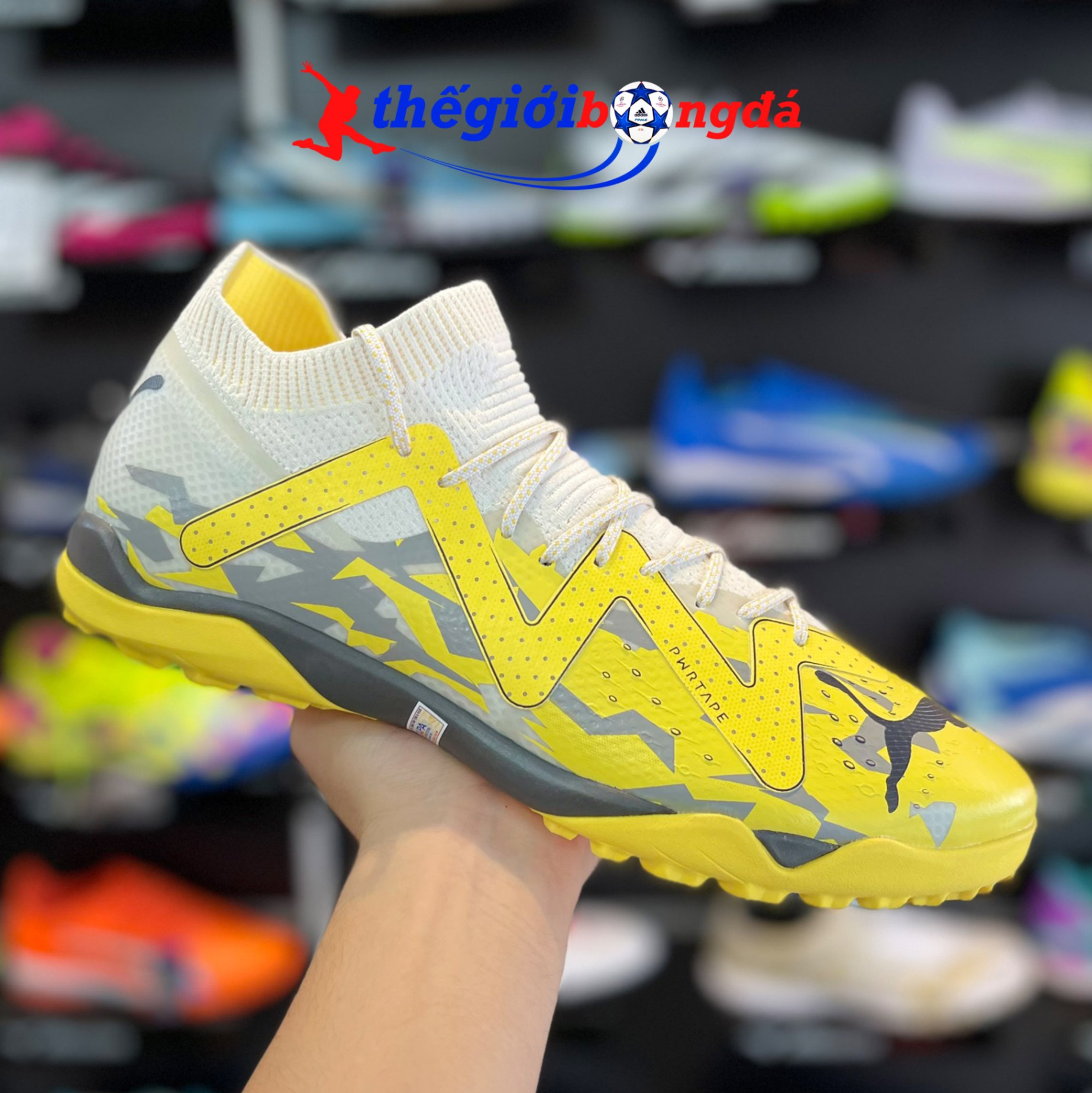 Puma Future Ultimate Cage  Voltage Pack - Vàng/Xám 107364 04