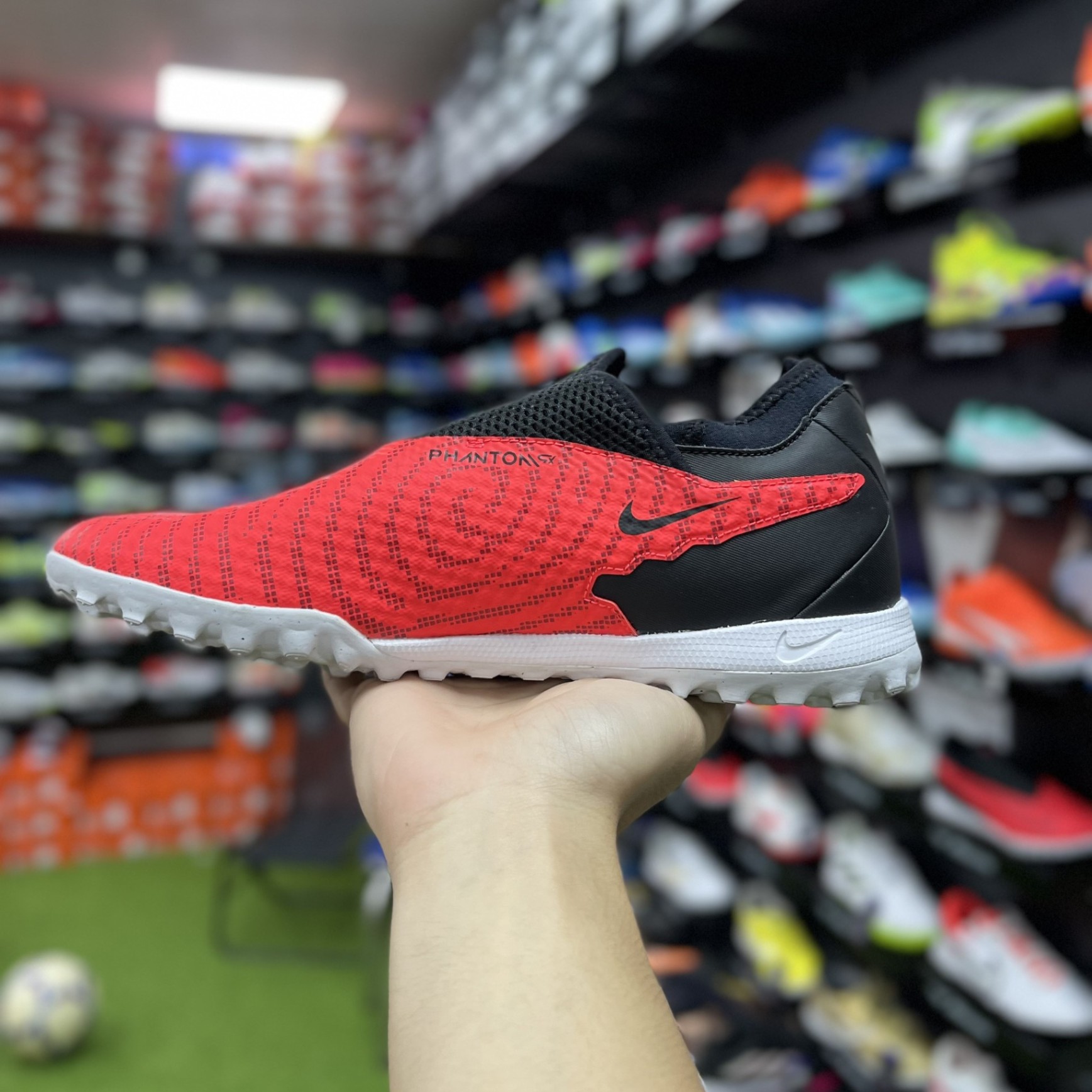 Nike Phantom GX Academy DF TF - Đỏ/Đen - DD9476-600