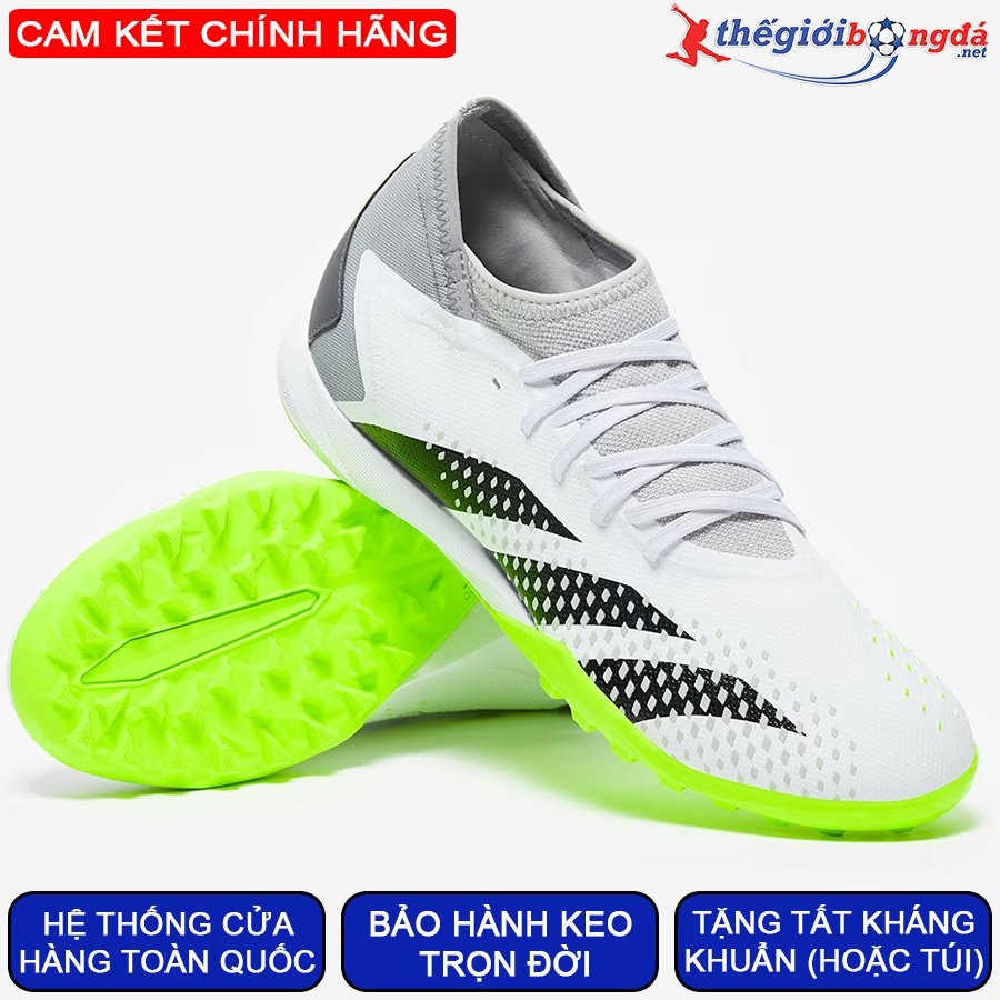 Adidas Predator Accuracy.3 TF - Trắng/Xám GZ0004