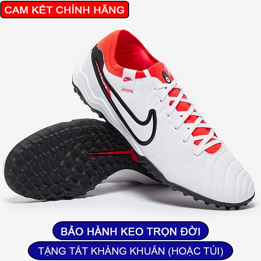 Nike Tiempo 10 Pro TF - Trắng/Đen - DV4336-100