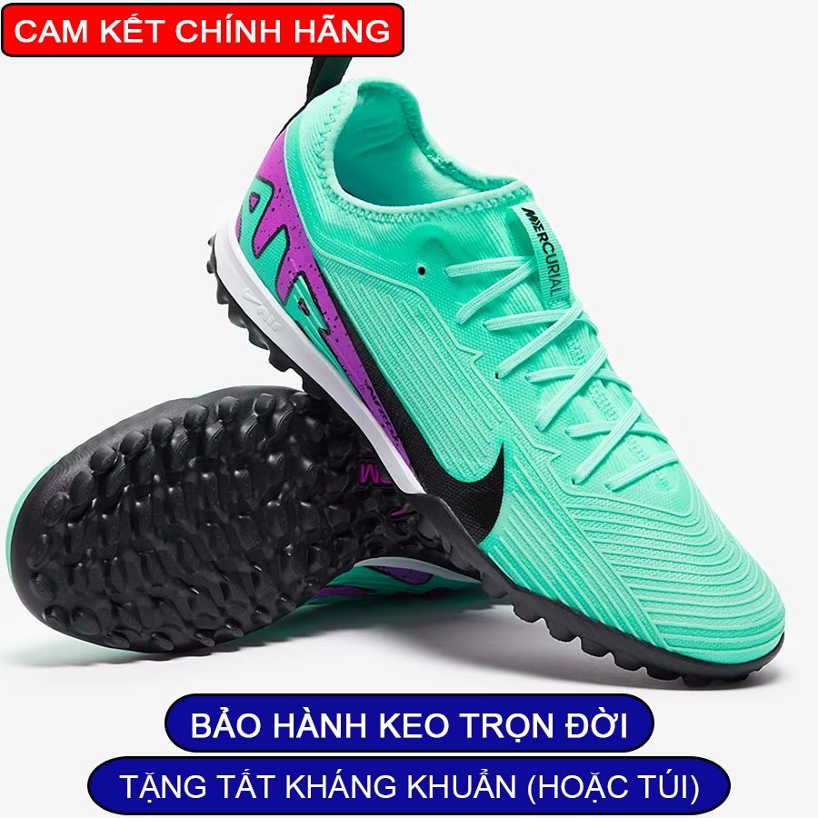 NIKE AIR ZOOM MERCURIAL VAPOR 15 PRO TF PEAK READY - HYPER TURQ/FUCHIA DREAM BLACK/WHITE DJ5605-300