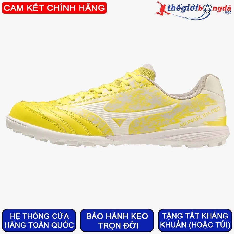 Mizuno Monar Neo Sala Pro TF Vàng/Trắng - Q1GB232101