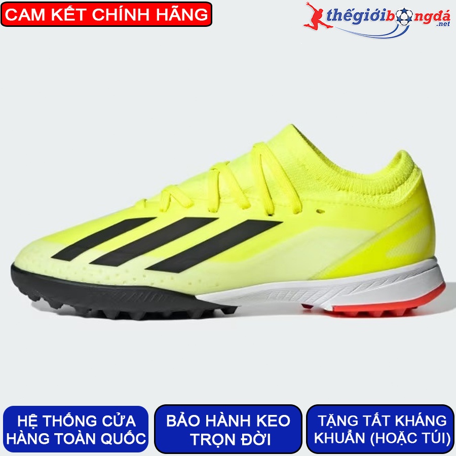 Kids Adidas X Crazyfast League TF Vàng Neon - IF0681