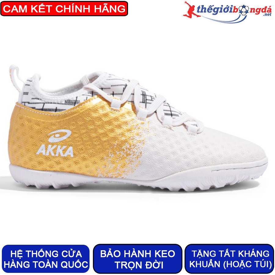 Giày AKKA Kid Speed 2 - Trắng/Đồng