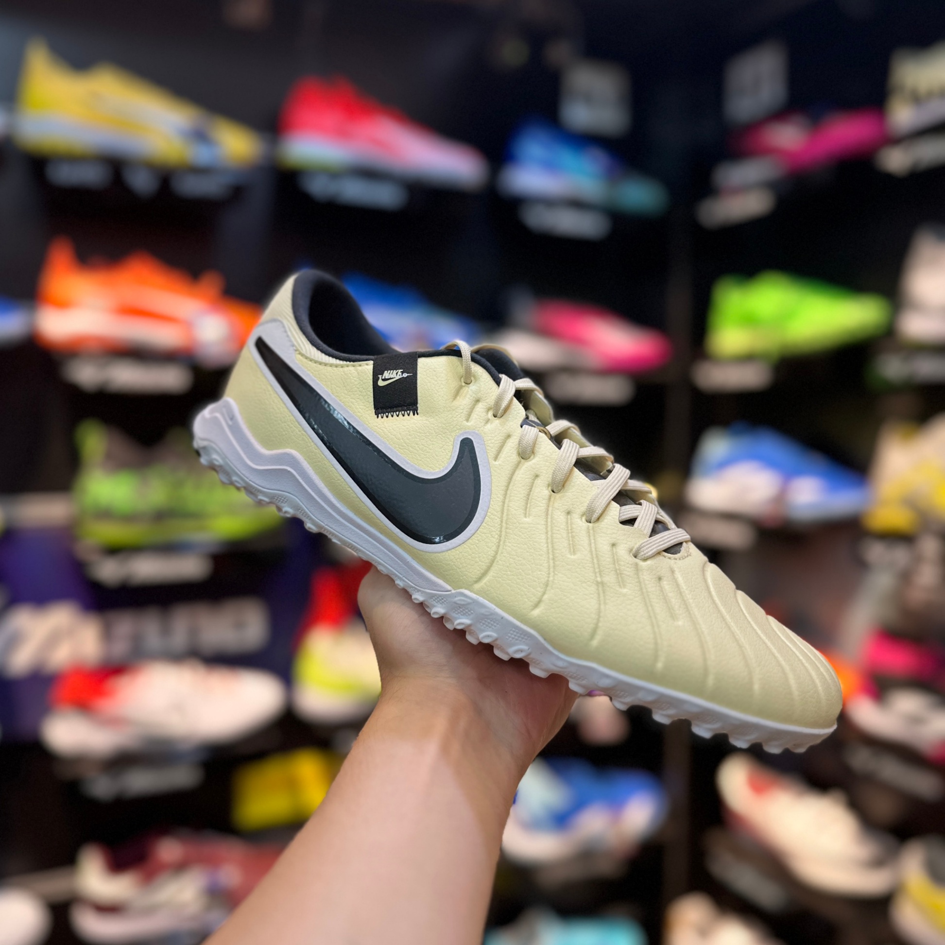 Nike Tiempo 10 Academy TF - Trắng kem - DV4342-700