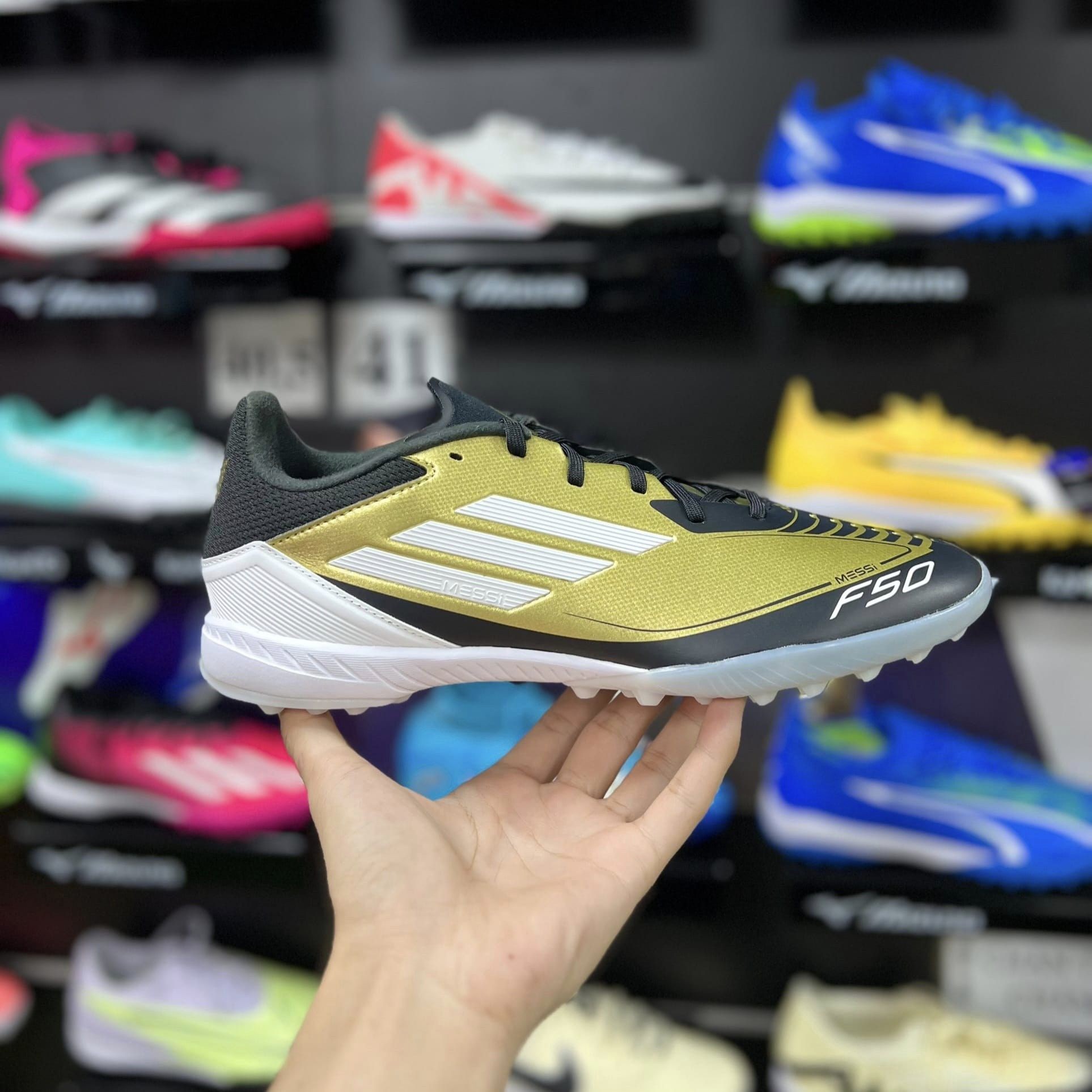 Adidas F50 Messi League TF - Vàng/Đen - IG9282