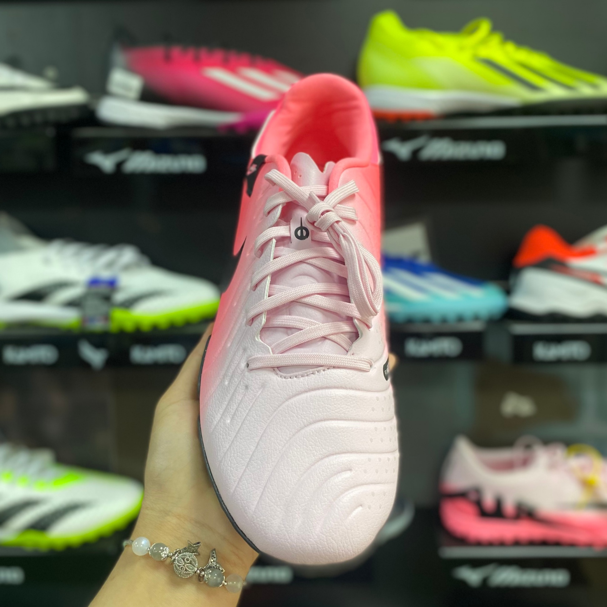 Nike Tiempo 10 Academy TF - Hồng/Đen - DV4342-601