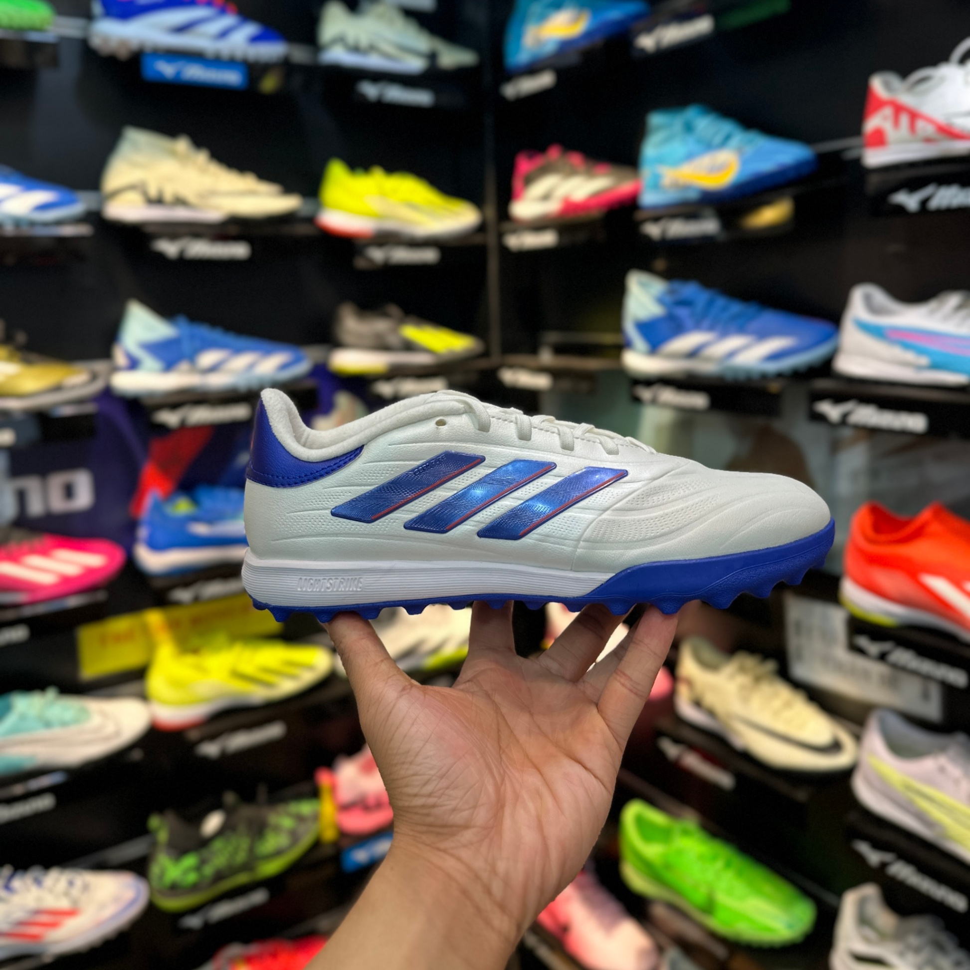 Adidas Copa Pure 2 League TF - Trắng/Xanh - IG6407