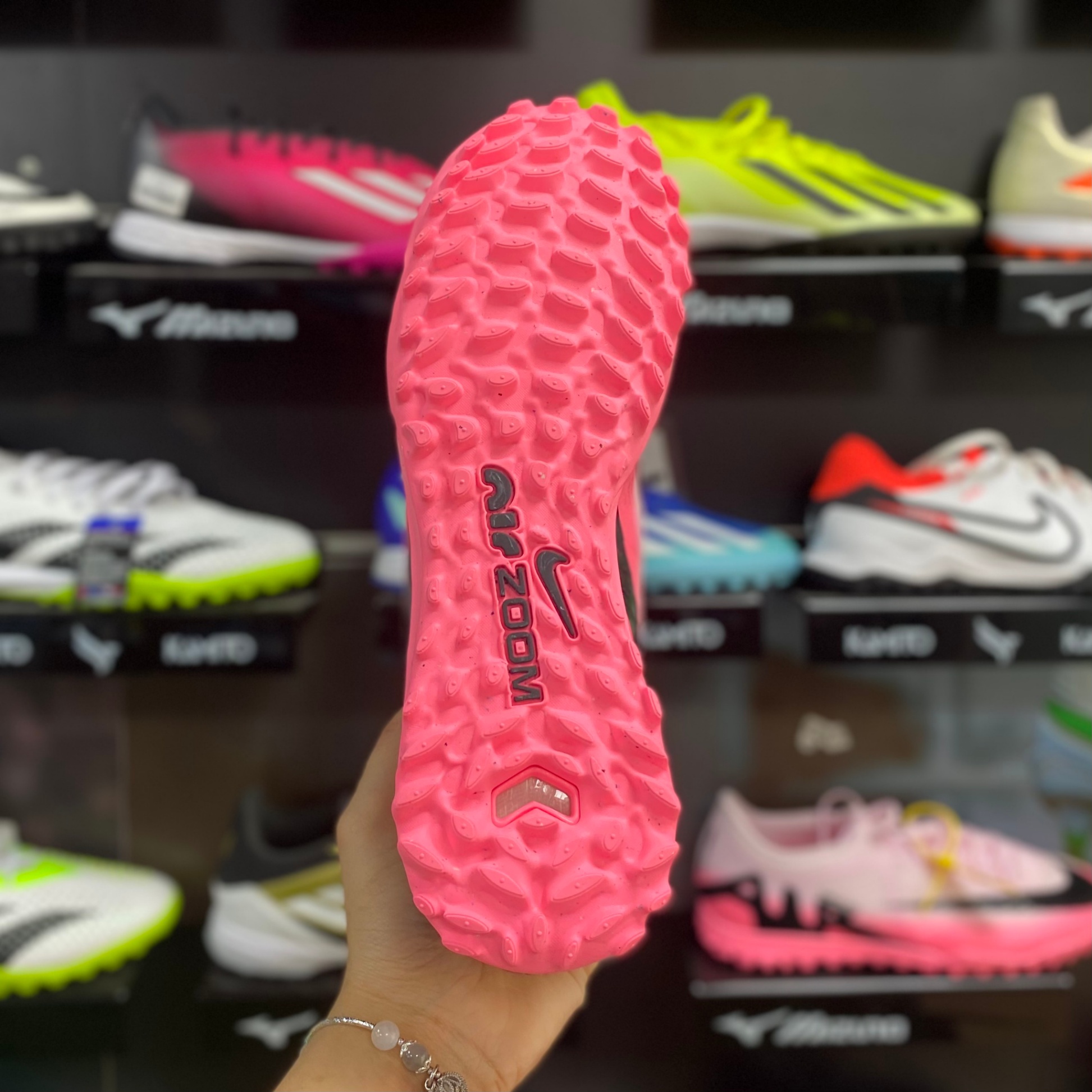 Nike Mercurial Vapor 15 TF - DJ5635-601 - Hồng/Đen