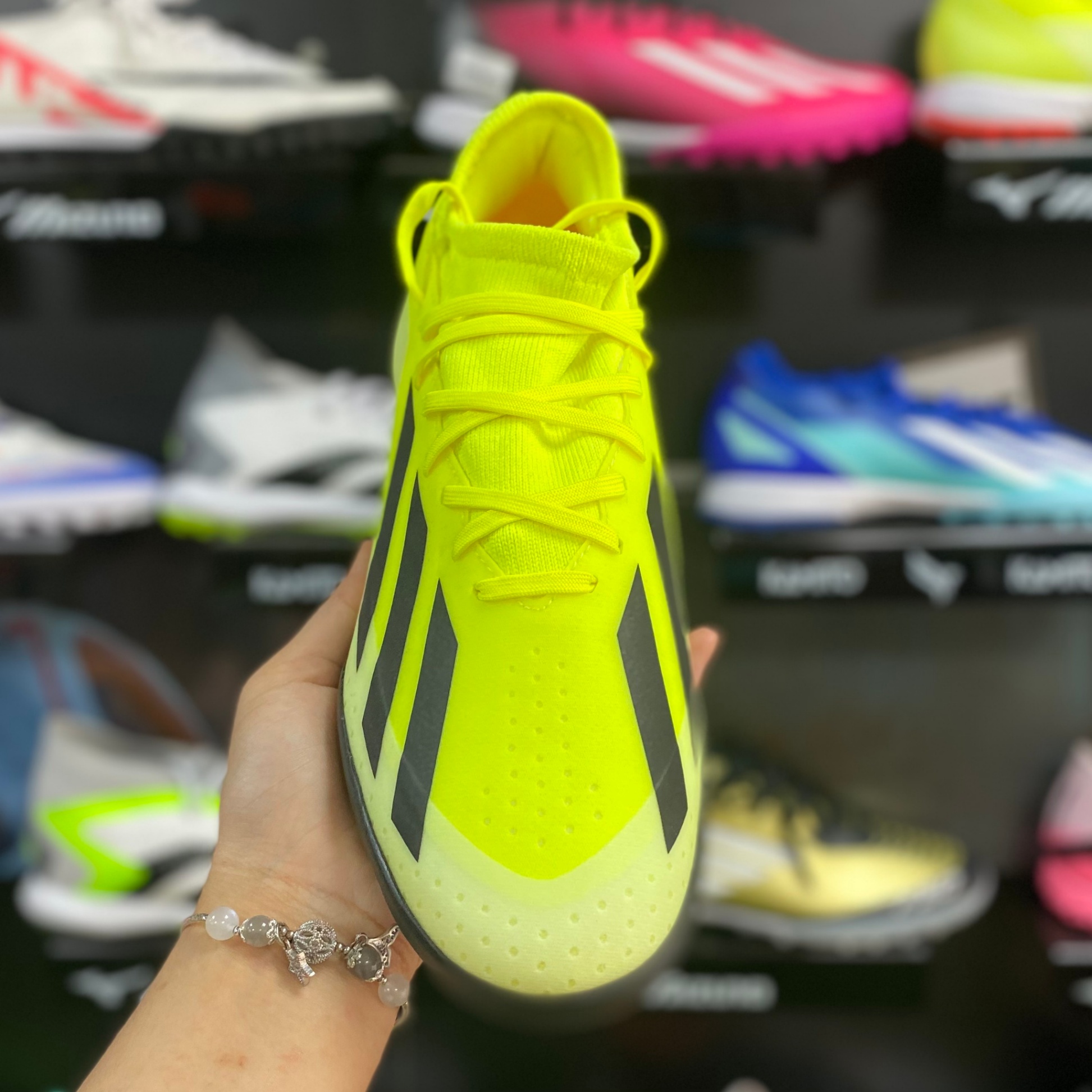 Adidas X Crazyfast League TF Vàng Neon - IF0698