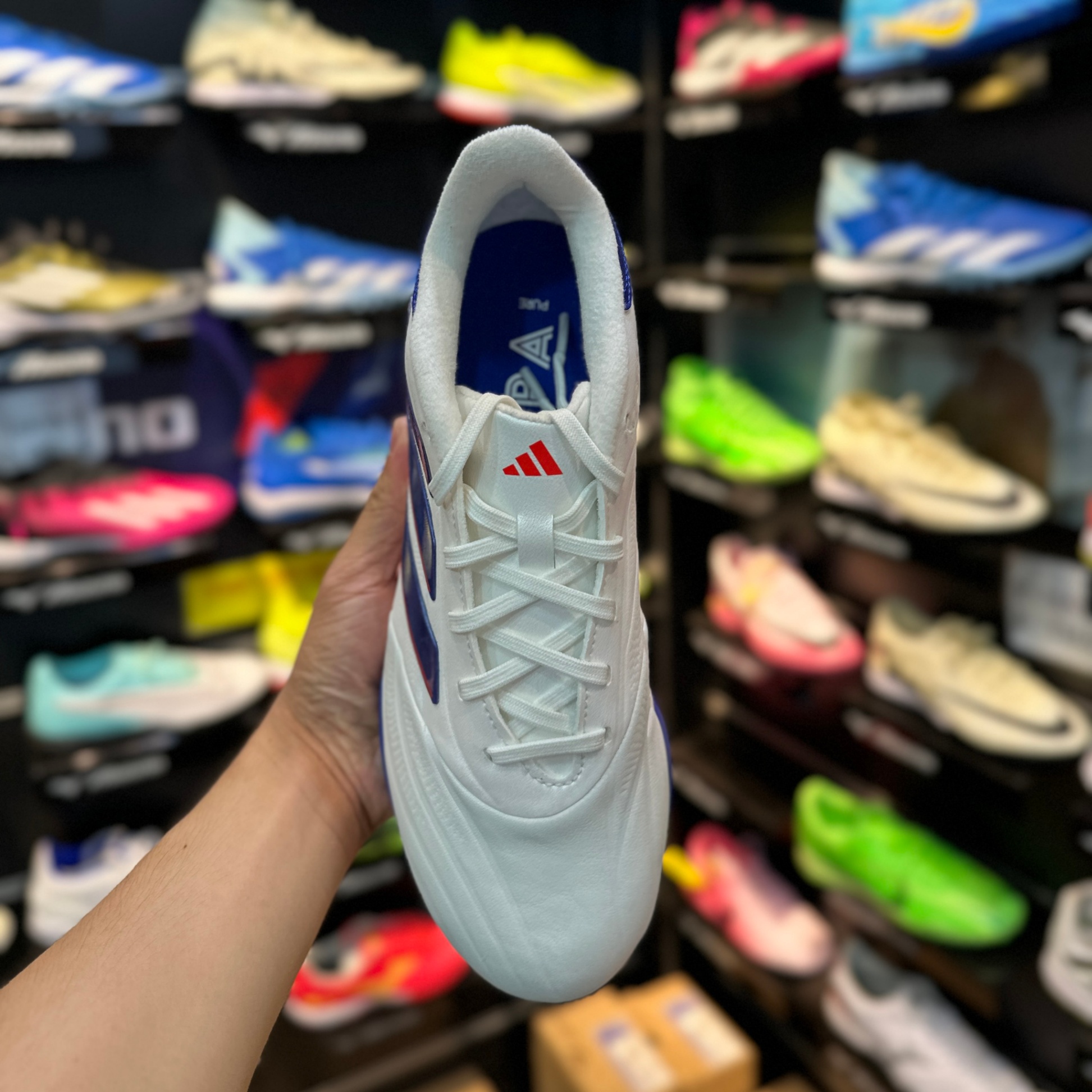 Adidas Copa Pure 2 League TF - Trắng/Xanh - IG6407