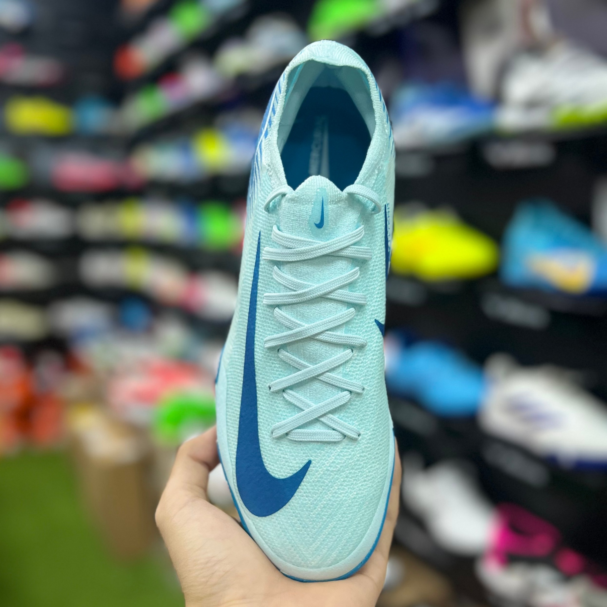 Nike Mercurial Vapor 16 Pro TF - Trắng/Xanh - FQ8687-400