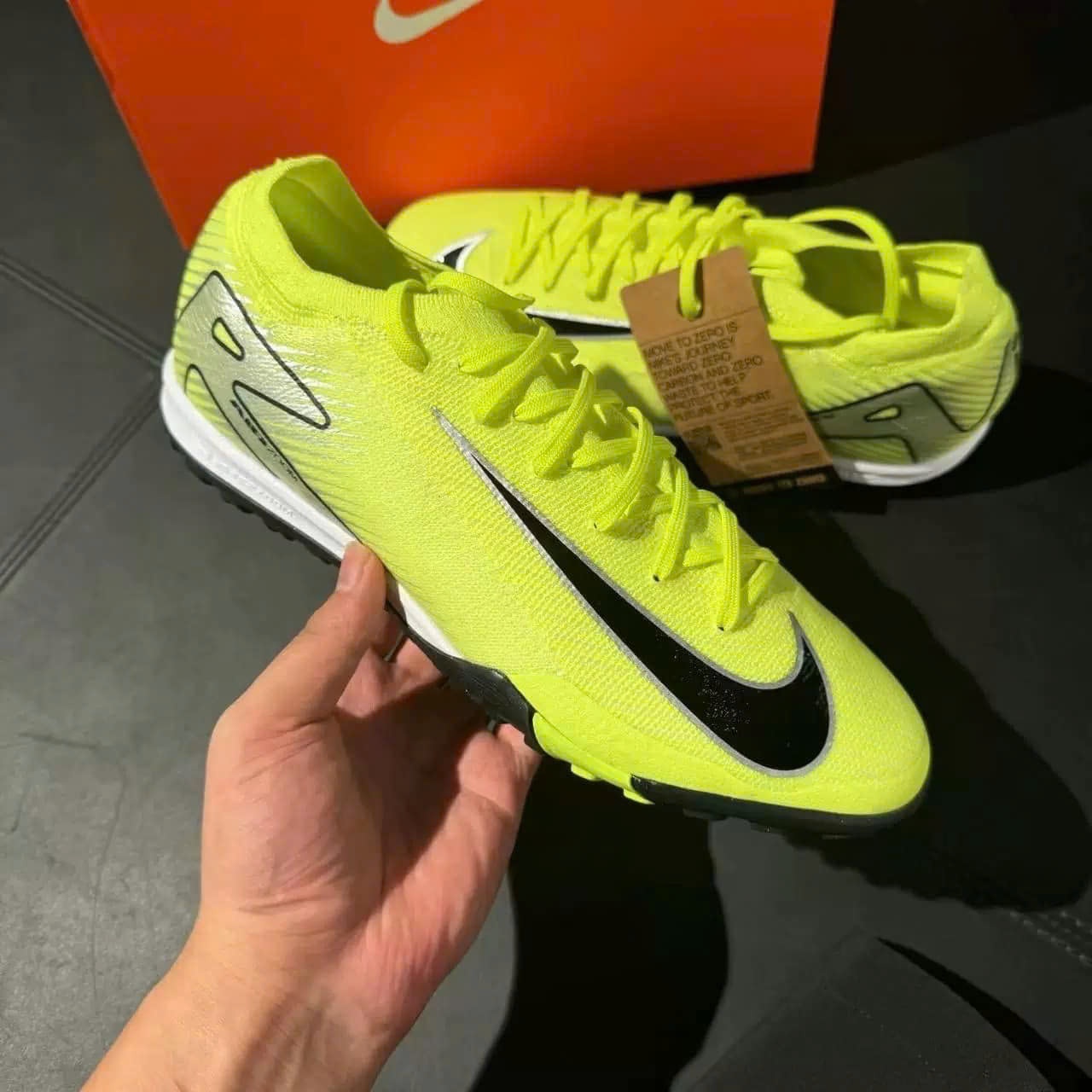 Nike Mercurial Vapor 16 Pro TF - Xanh dạ quang - FQ8687-700