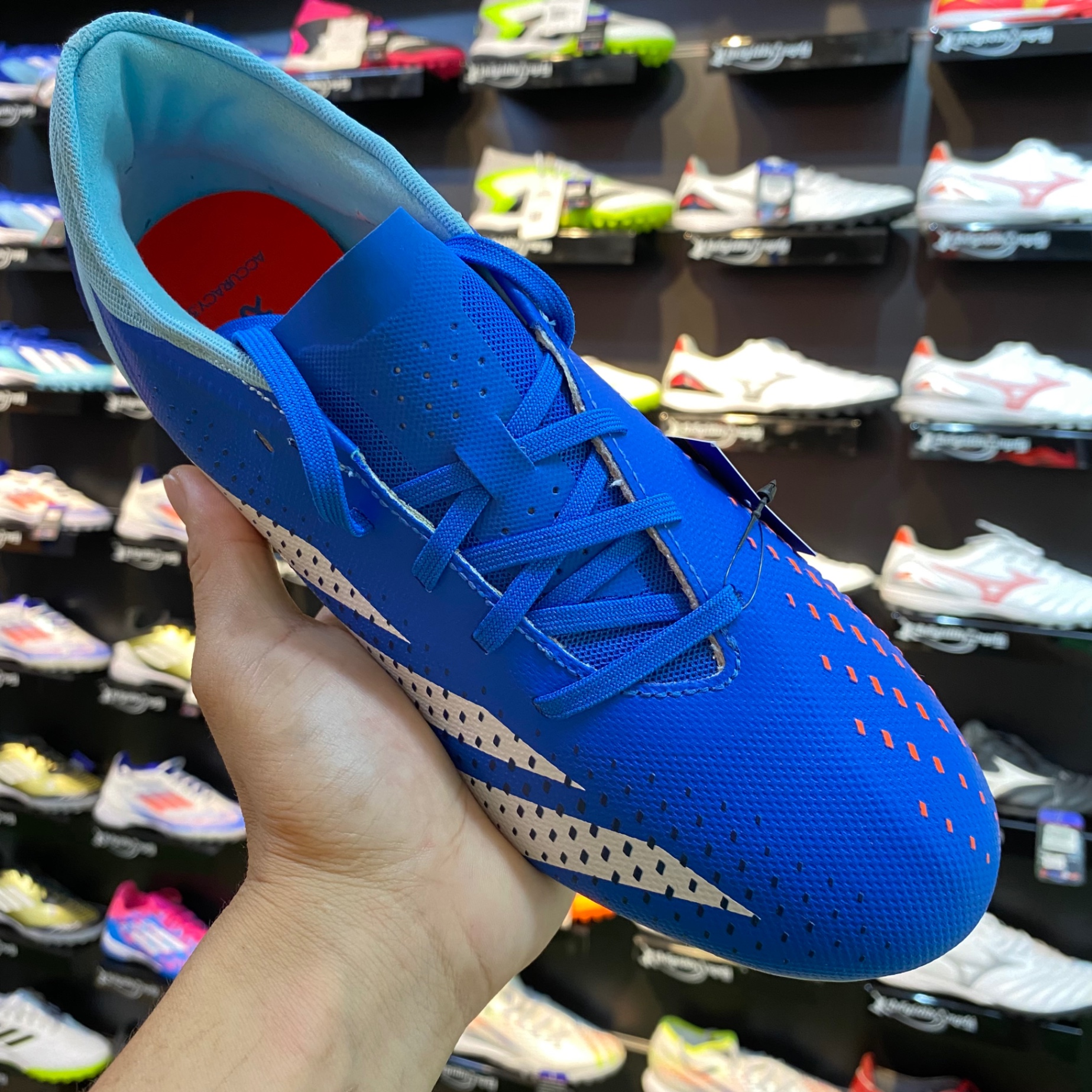 Adidas Predator Accuracy.3 L FG - Xanh/Trắng - GZ0015