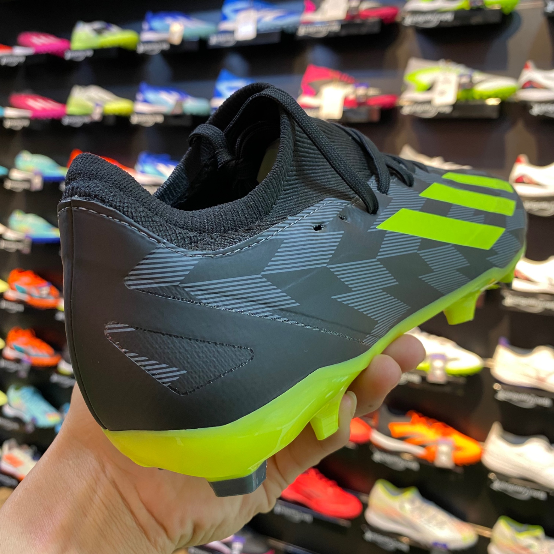 Adidas X Crazyfast INJ.3 FG Đen/Xanh neon - IG0758