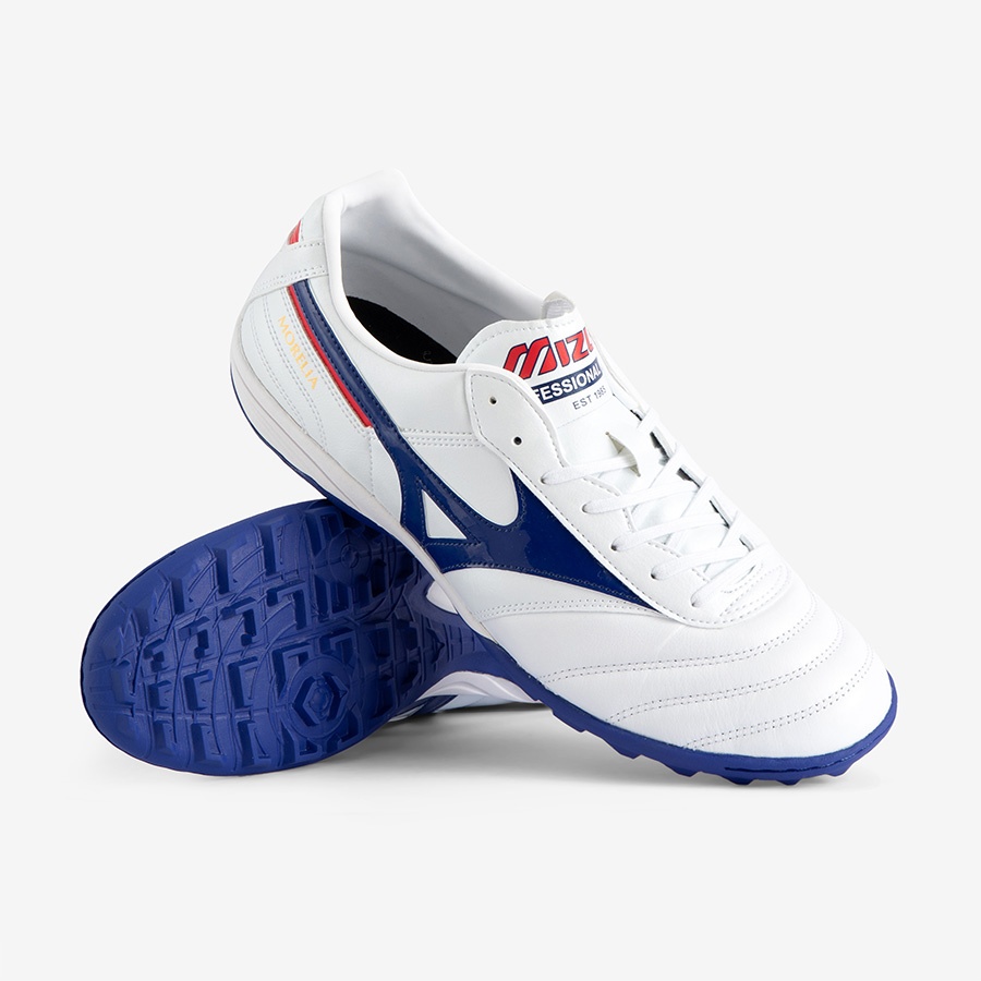 Giày đá bóng Mizuno Mizuno Morelia TF Trắng/Xanh - Q1GB210125