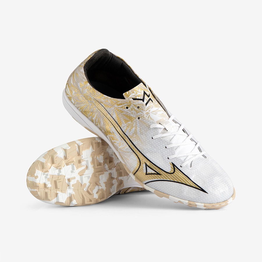 Mizuno Alpha+Mizuno alpha pro as tf prism gold - white/gold/black p1gd246450+38410964