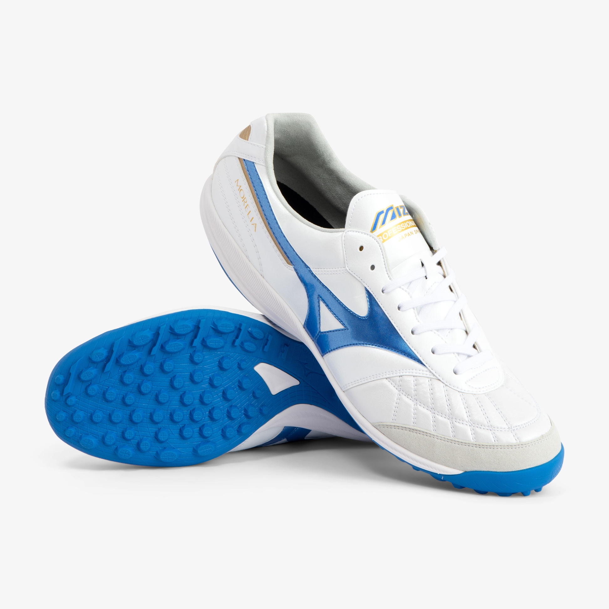 Mizuno Morelia Sala+Mizuno Morelia Sala Made in Japan - Trắng/Xanh - Q1GB241125+38412324