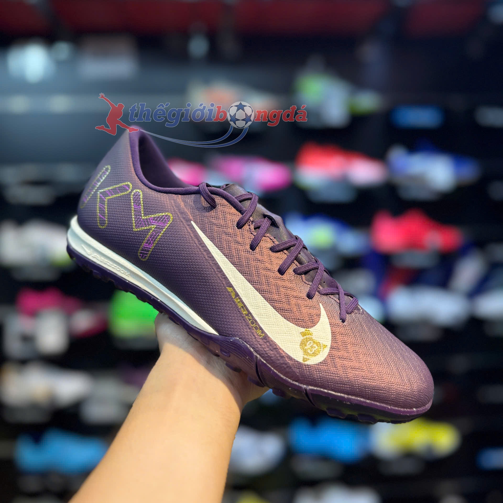 Mercurial Vapor 16 Academy Kylian Mbappe Grand Purple/Pale Ivory - FQ8384-500