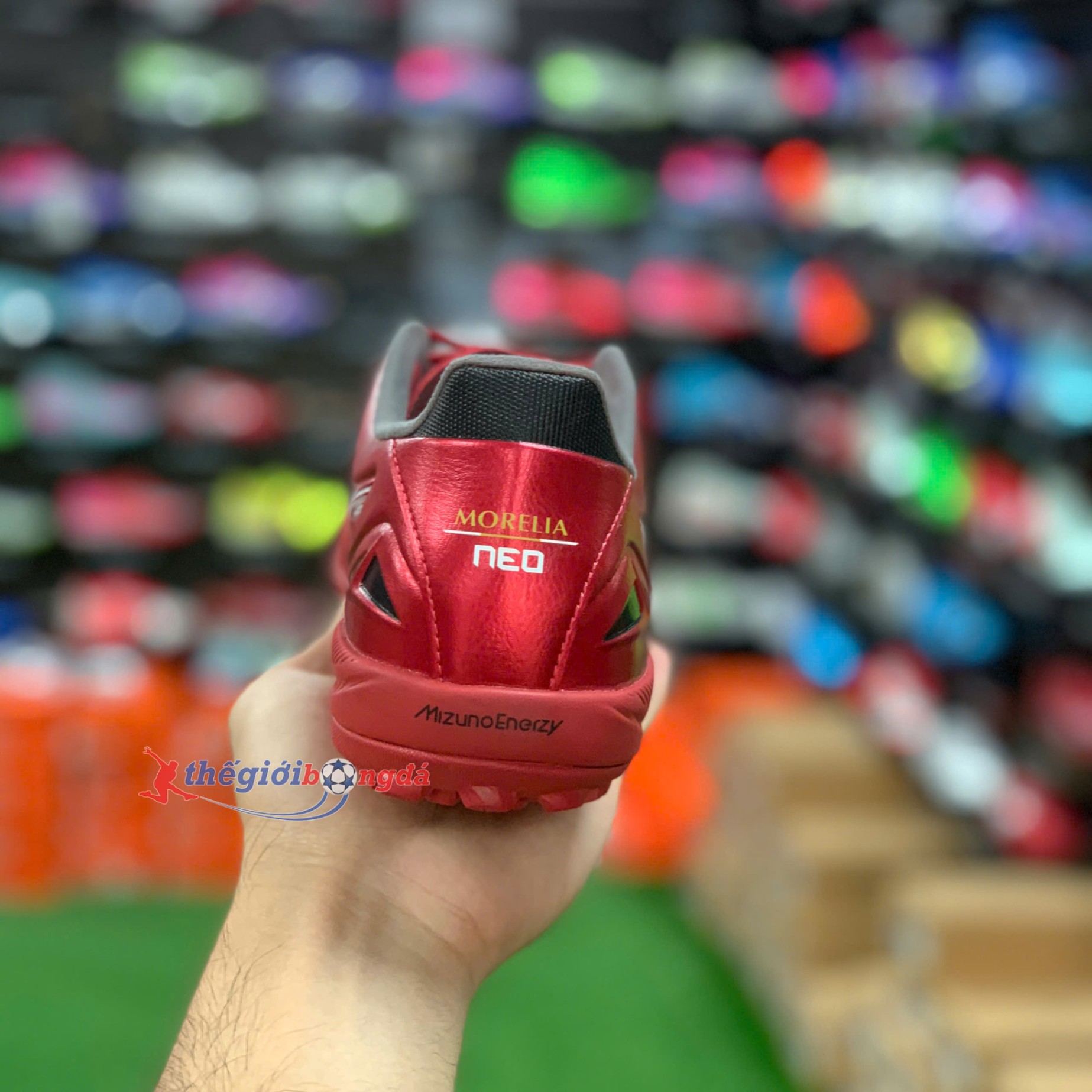 (đế mới) Mizuno Morelia Neo IV Pro TF Red Ruby  P1GD253560