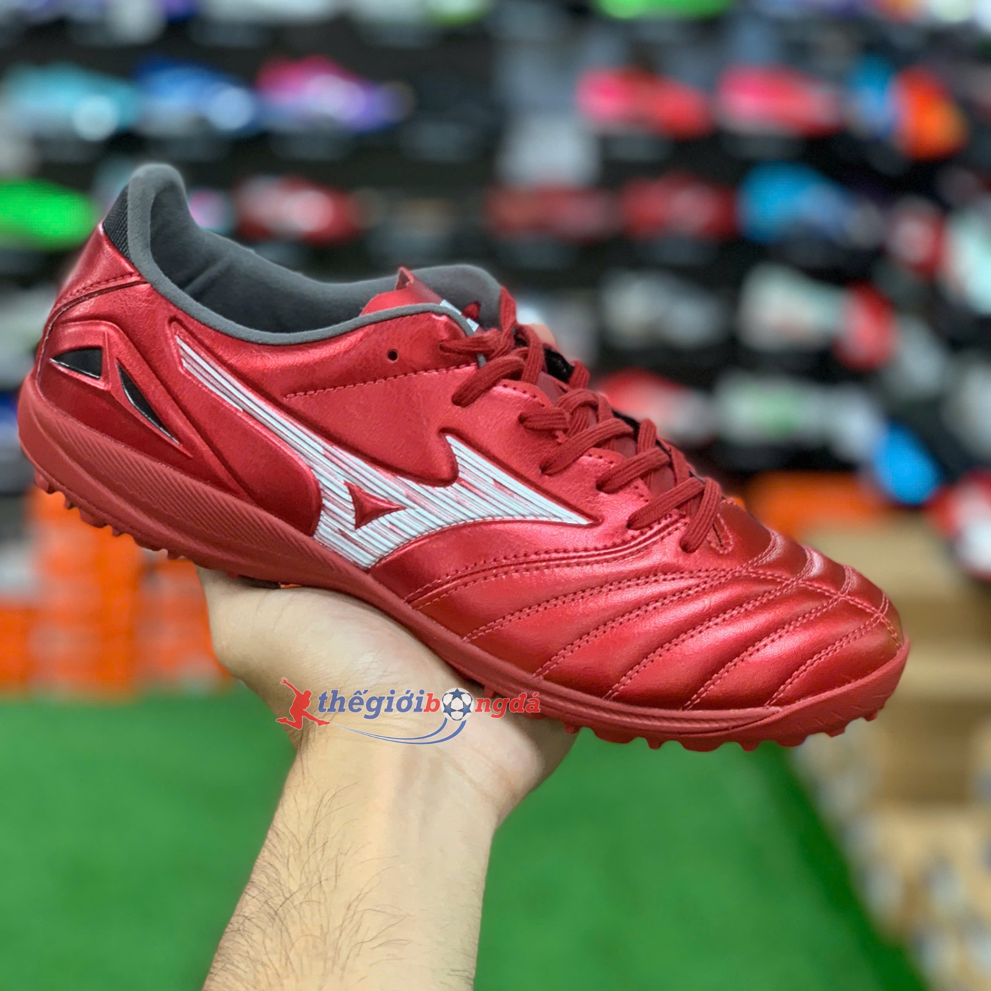 (đế mới) Mizuno Morelia Neo IV Pro TF Red Ruby  P1GD253560