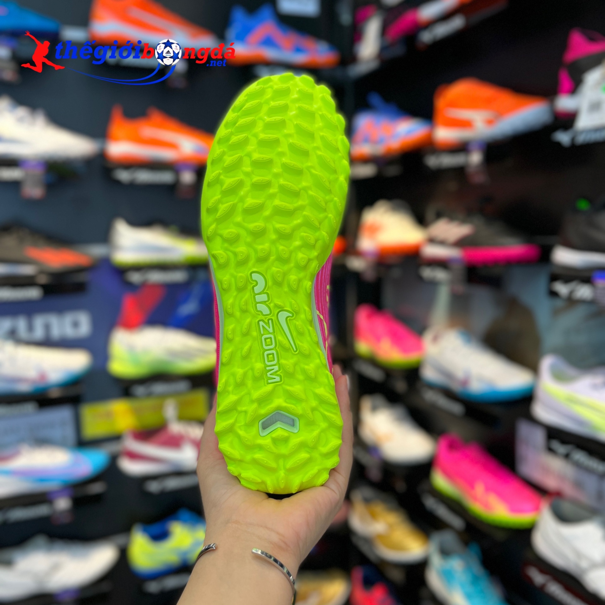 Bộ đế Nike Mercurial vapor 15 pro tf - Hồng DJ5605-605