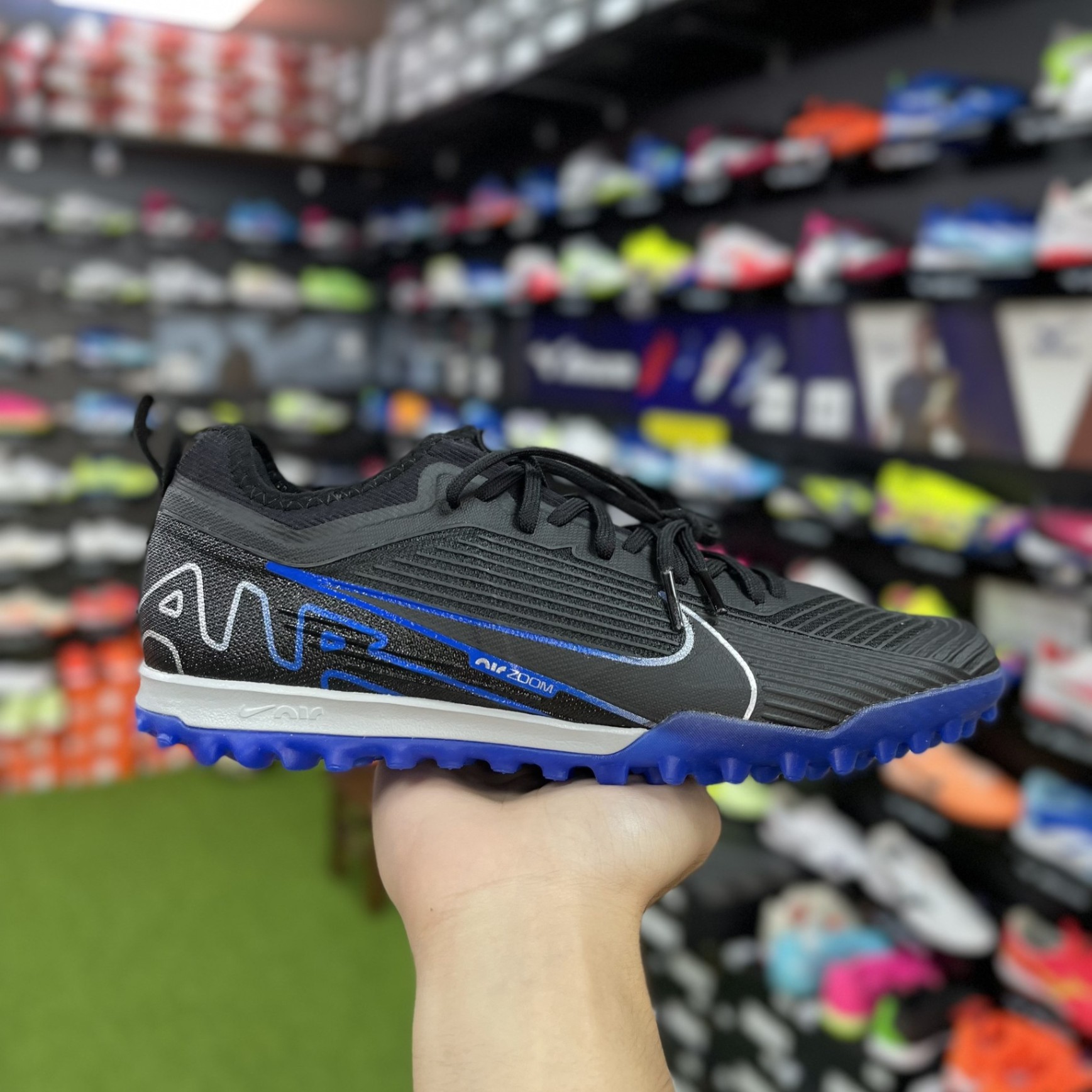 Nike vapor 15 pro tf - DJ5605-040 - Đen xanh 1