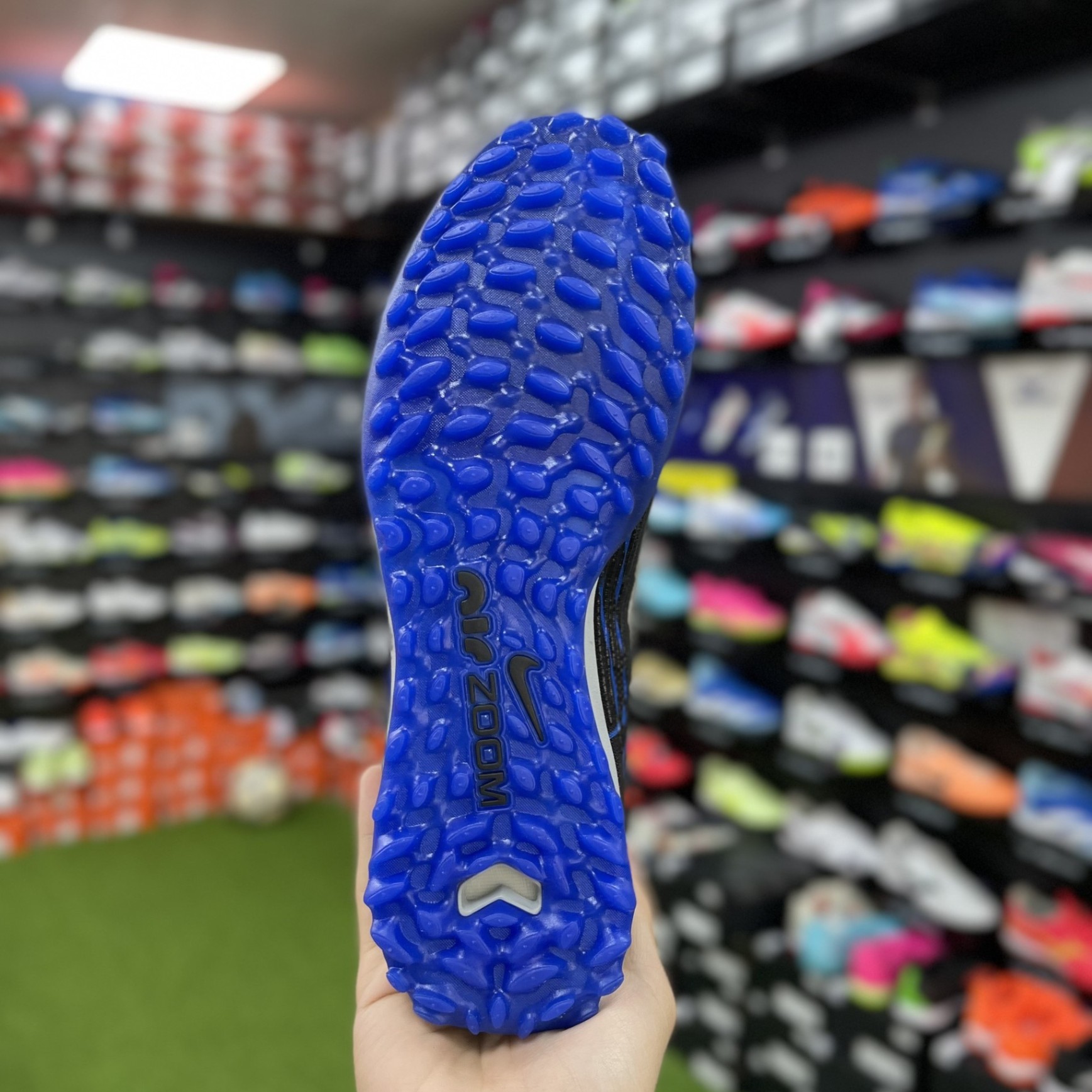 Bộ đế Nike vapor 15 pro tf - DJ5605-040 - Đen xanh