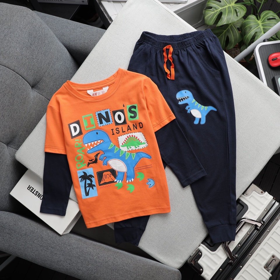 BỘ TD BÉ TRAI NHÍ CAM DINO