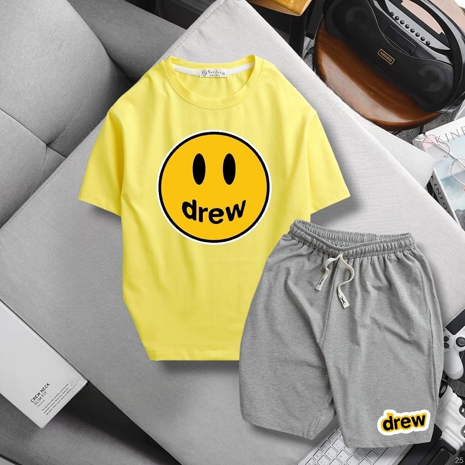 bộ drew cao cấp màu vàng
