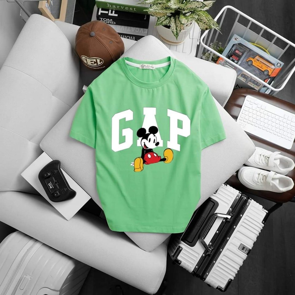 ÁO CAO CẤP BÉ TRAI XANH LÁ GAP