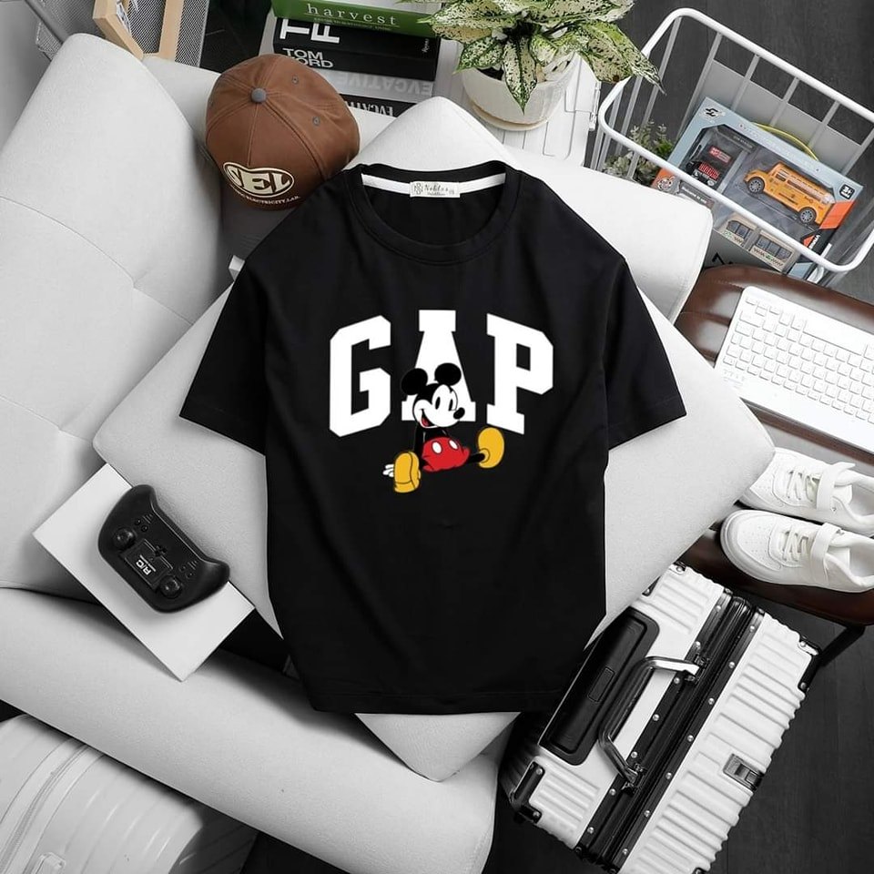 ÁO CAO CÁP BÉ TRAI ĐEN MICKEY